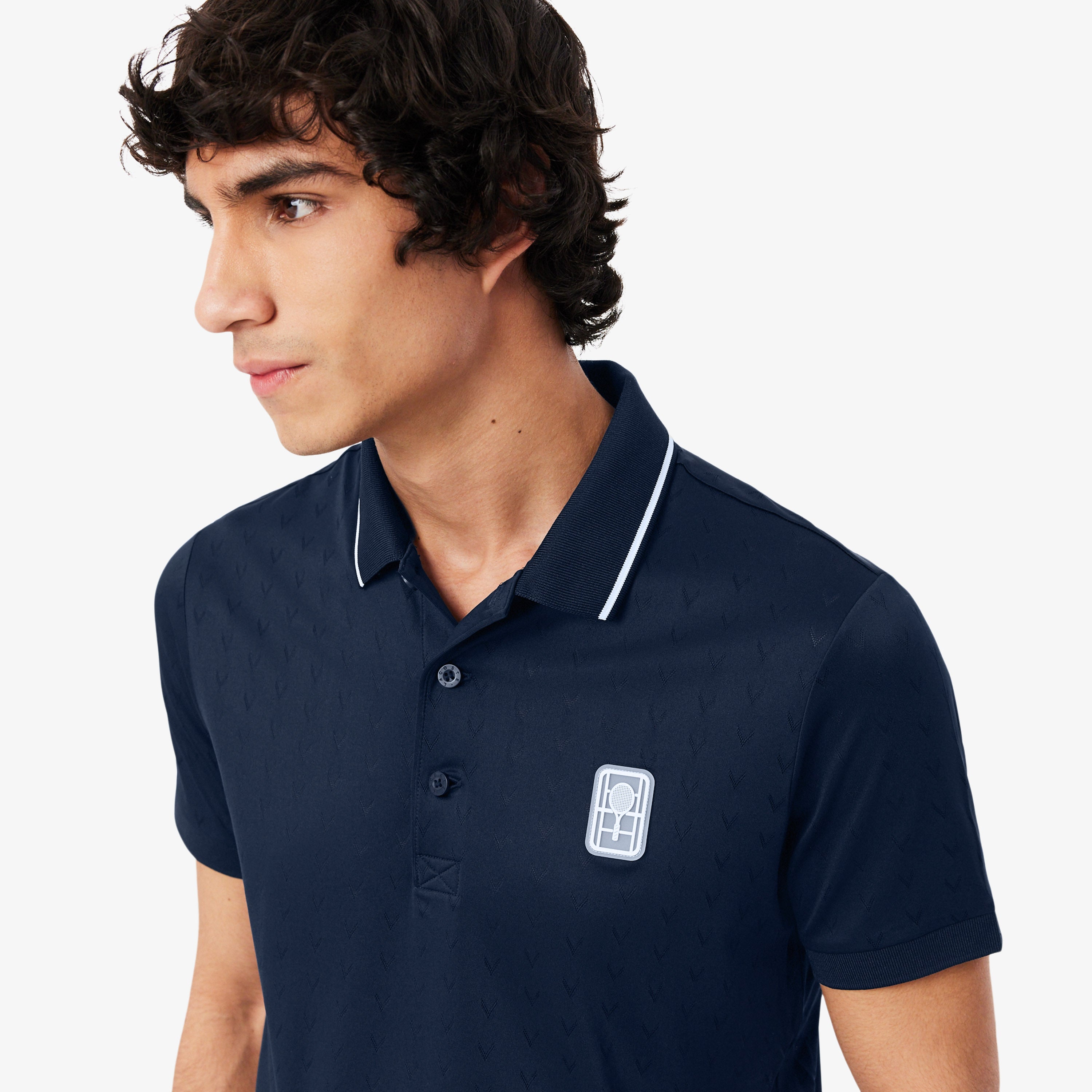 LACOSTE Men Tennis Heritage Ultra Dry Stretch Polo Shirt