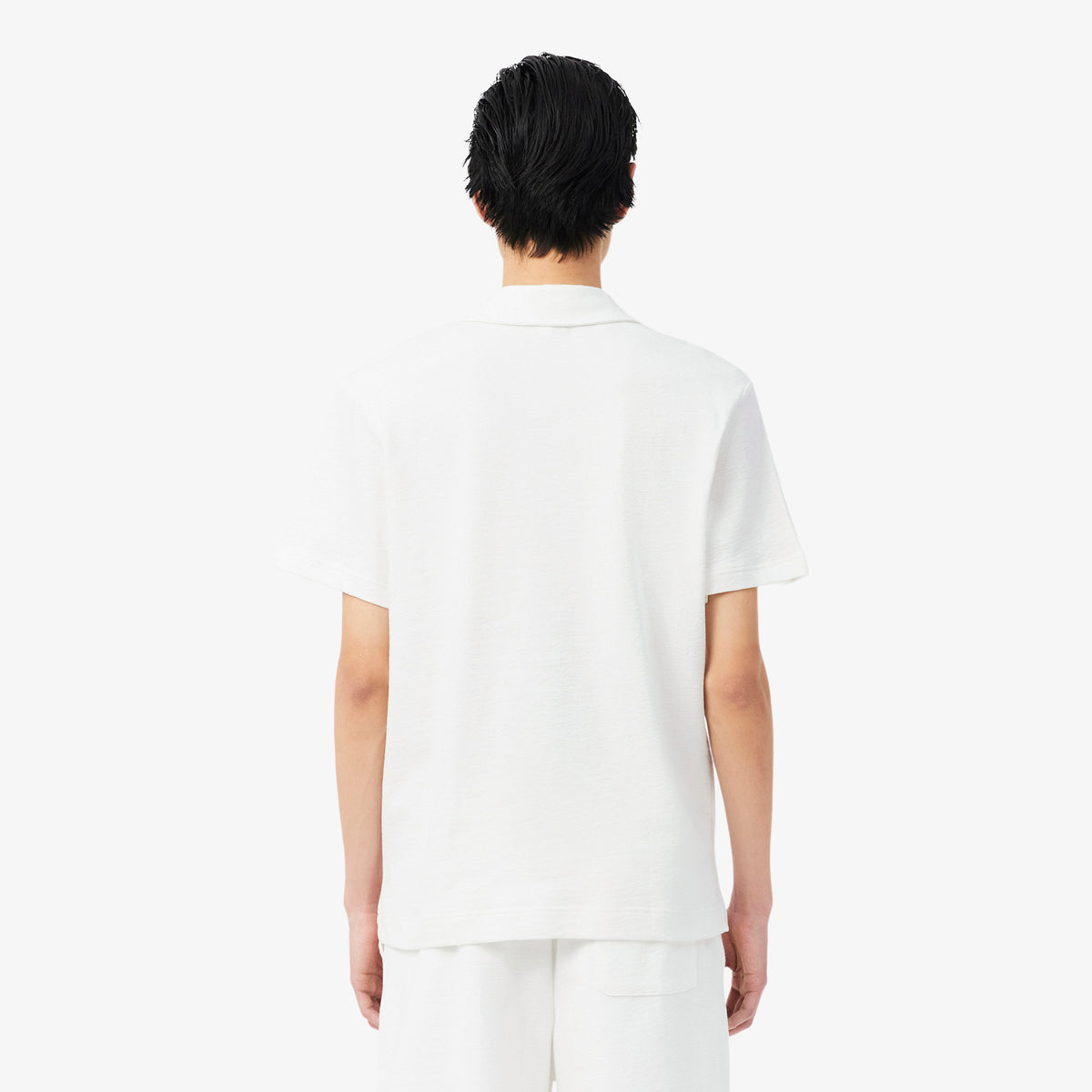 LACOSTE Classic Fit Textured Polo Shirt Men