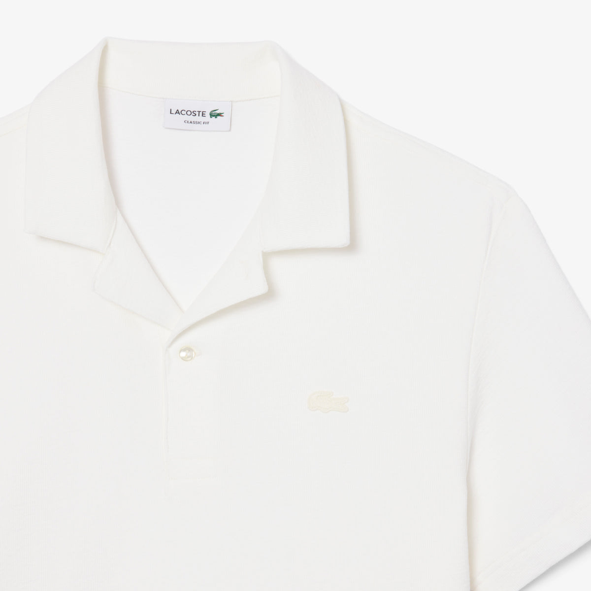 LACOSTE Classic Fit Textured Polo Shirt Men