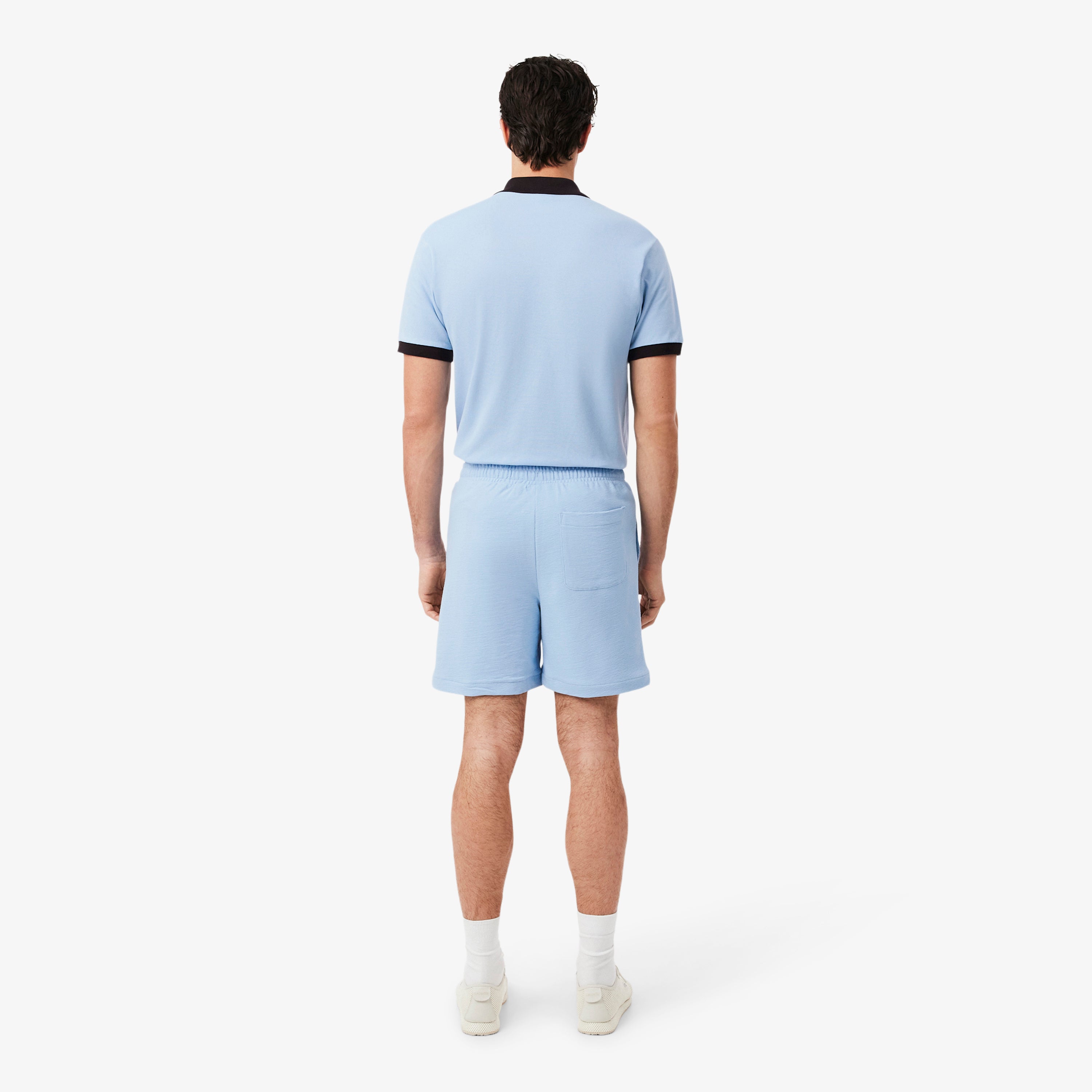 LACOSTE Textured Jersey Shorts