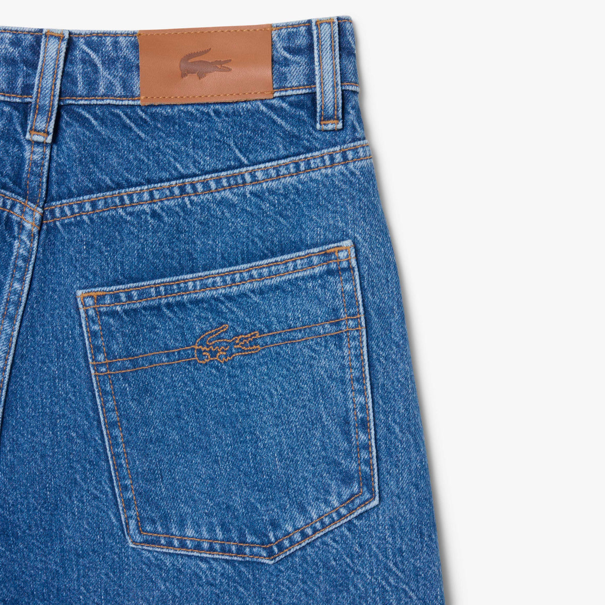 LACOSTE Wide Fit High Waist Jeans Women