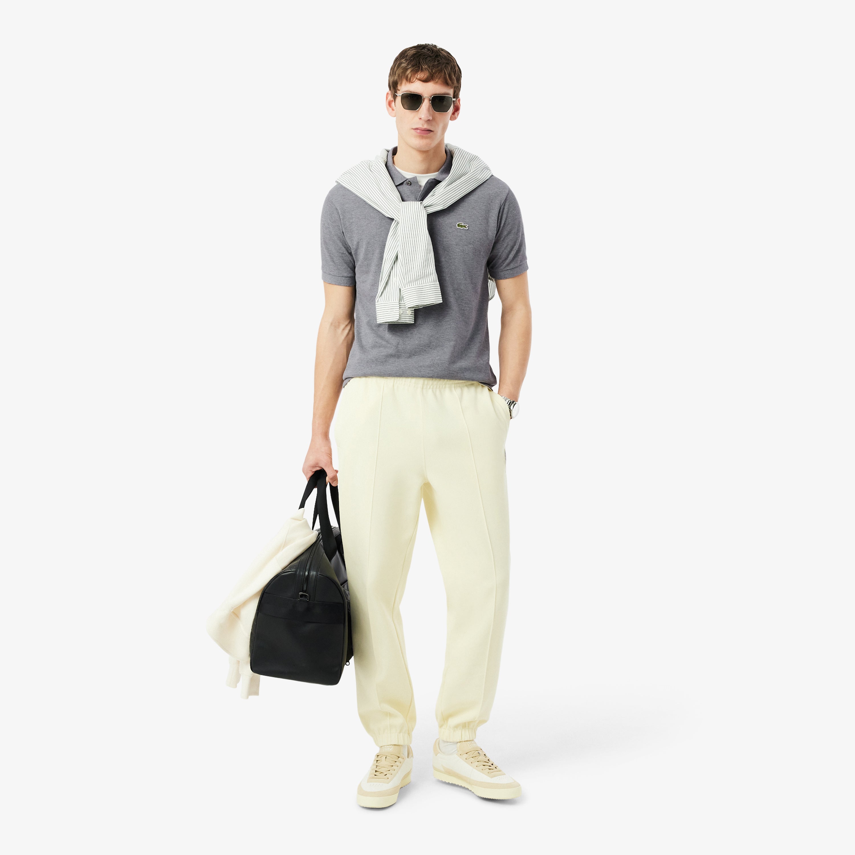 LACOSTE Classic Fit L.12.12 Marl Polo Shirt