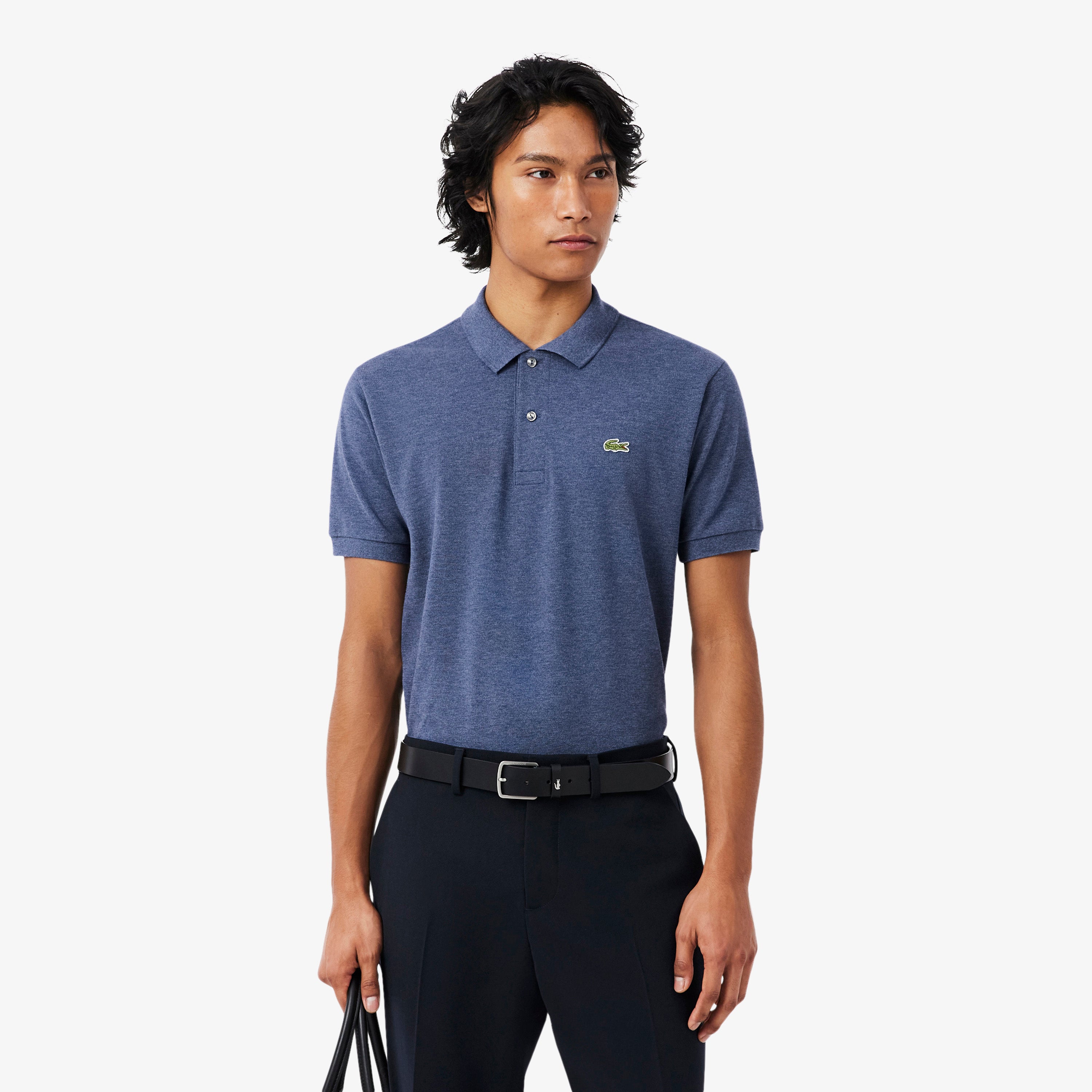 LACOSTE Classic Fit L.12.12 Marl Polo Shirt