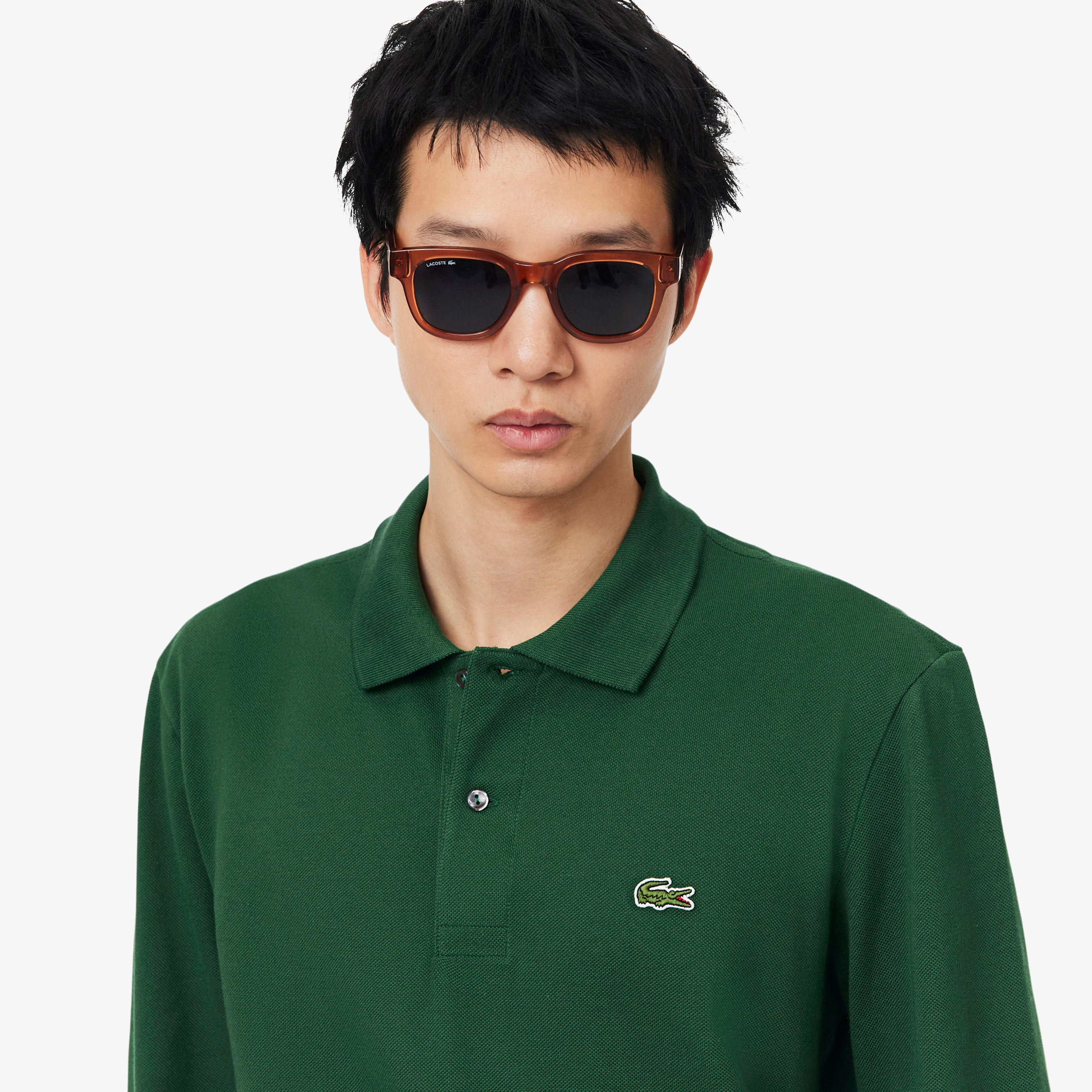 LACOSTE Classic Fit Long Sleeved L.12.12 Polo Shirt