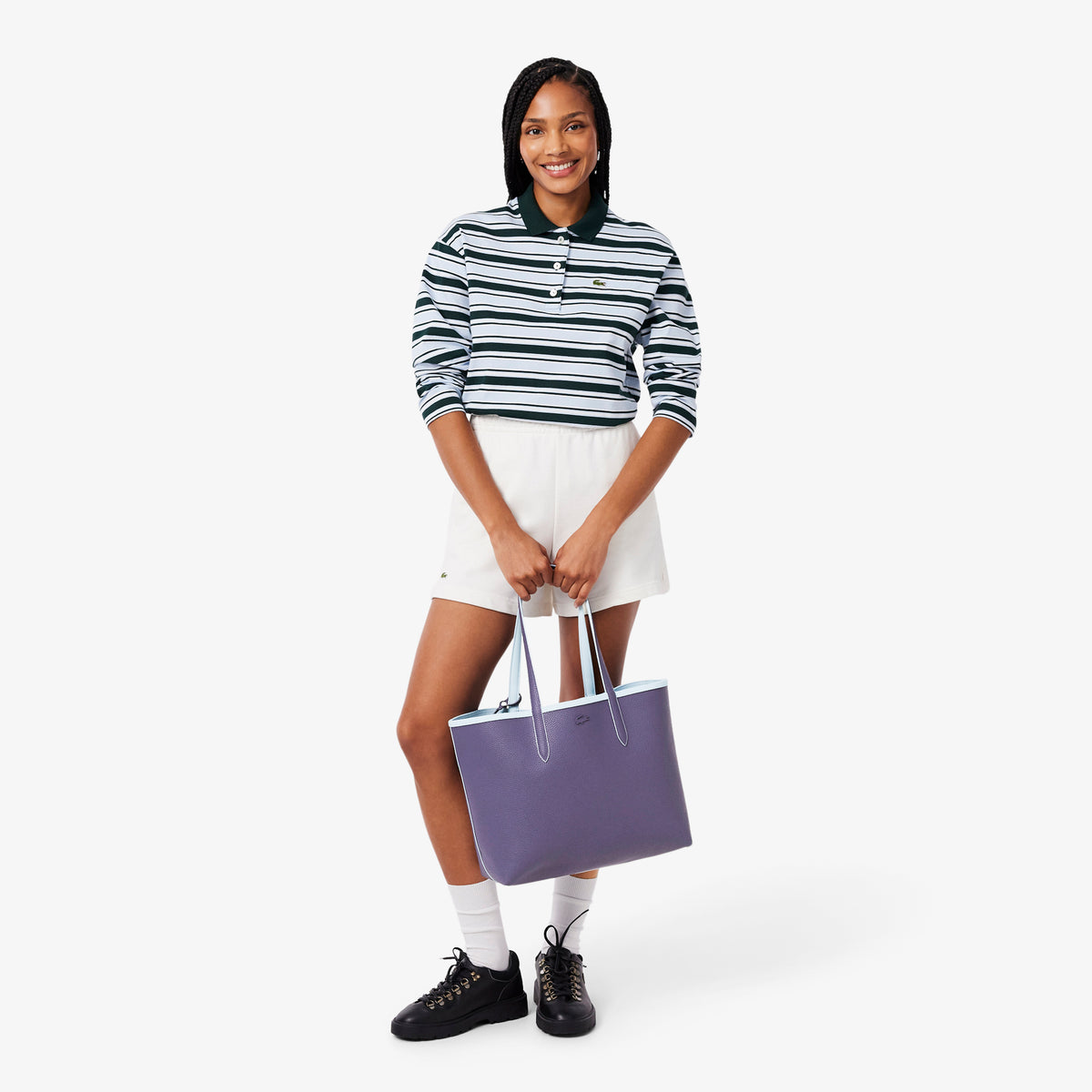 LACOSTE Anna Reversible Tote & Pouch Women