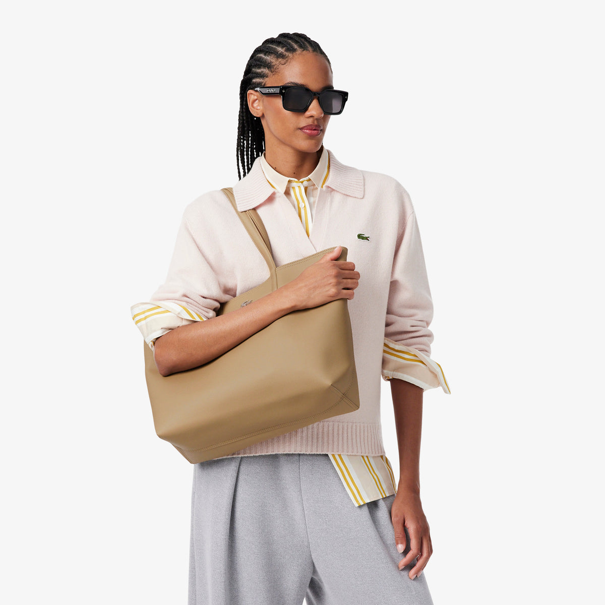 LACOSTE Anna Reversible Tote & Pouch Women