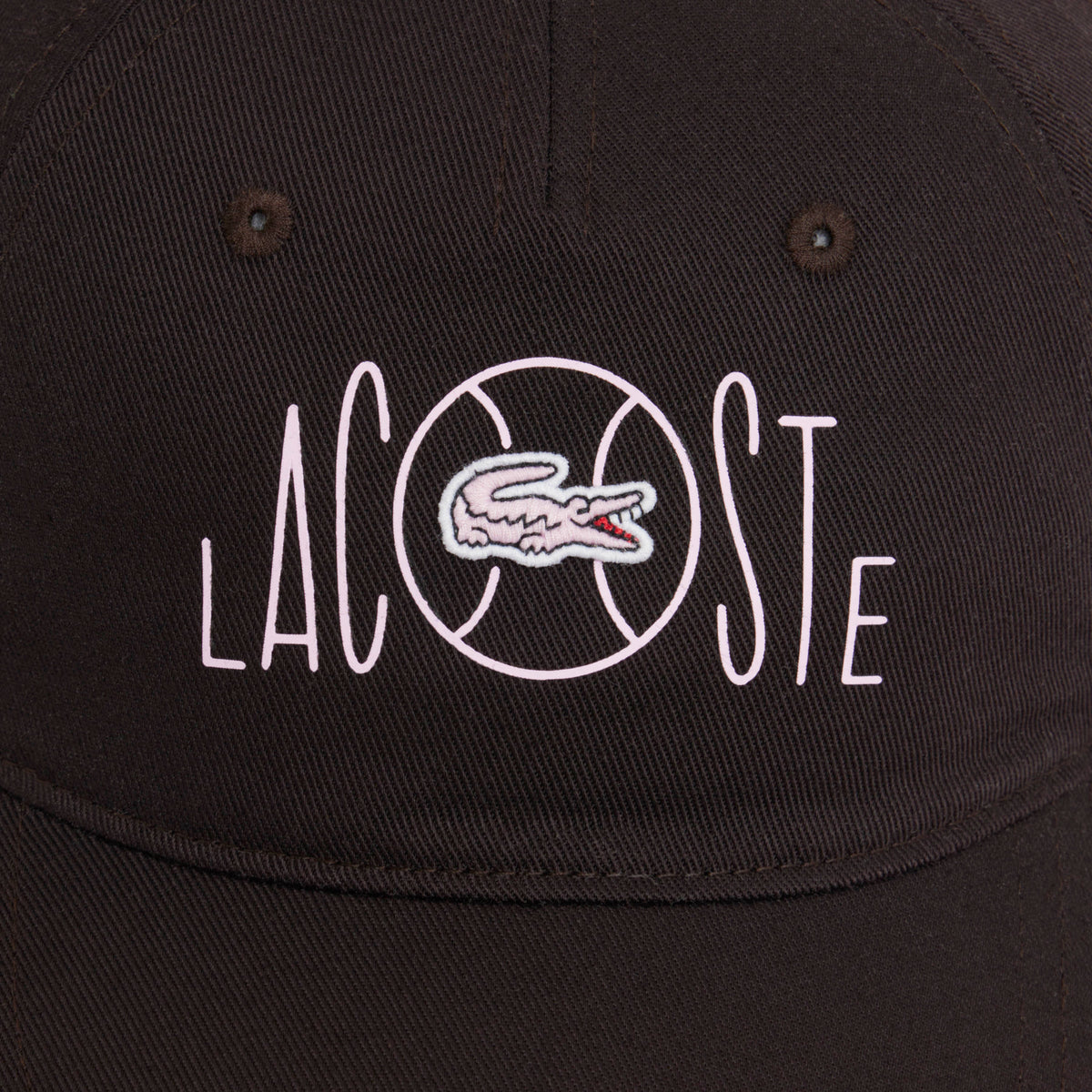 LACOSTE Printed Cotton Twill Unisex Cap
