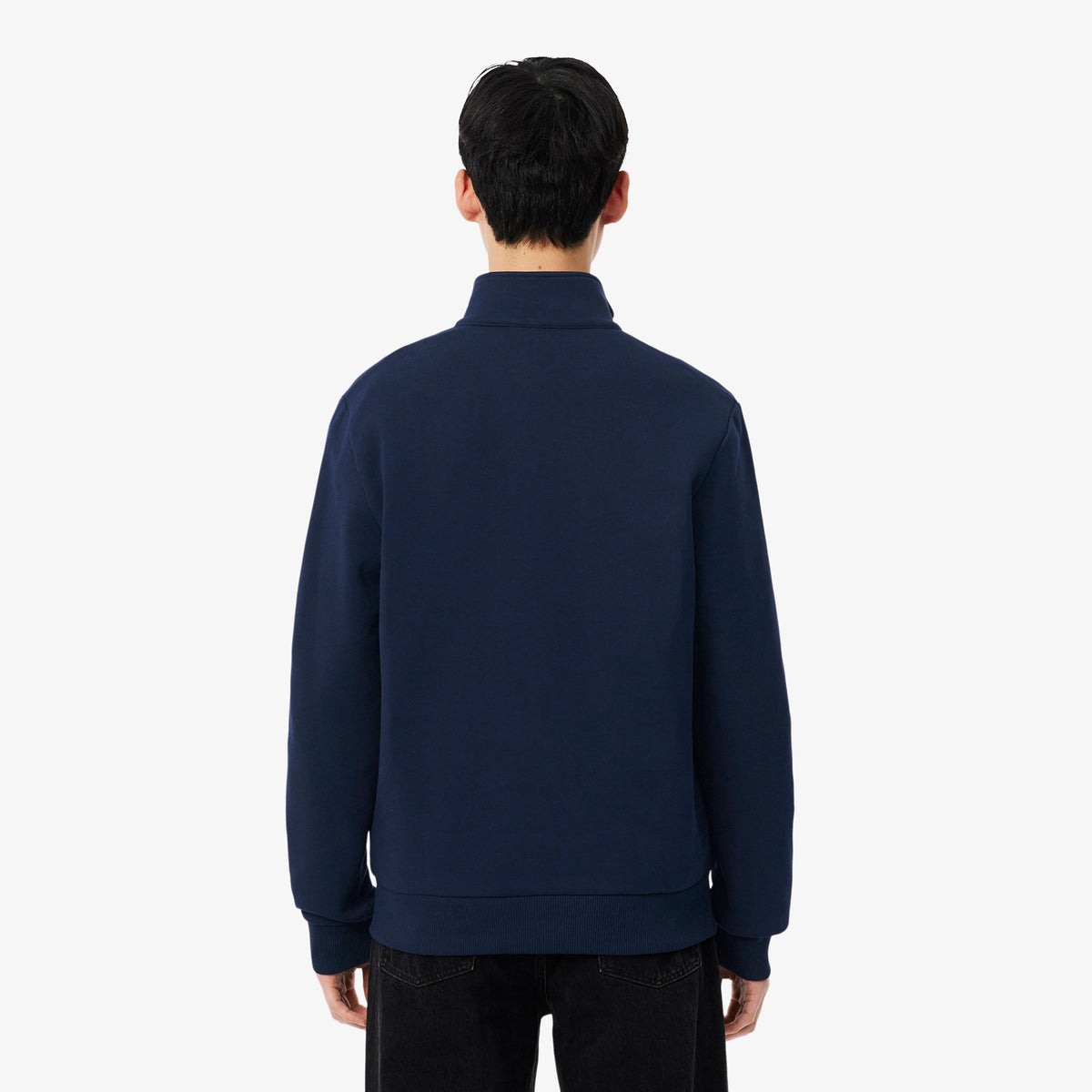 LACOSTE Zipped Fleece Sweatshirt Men
