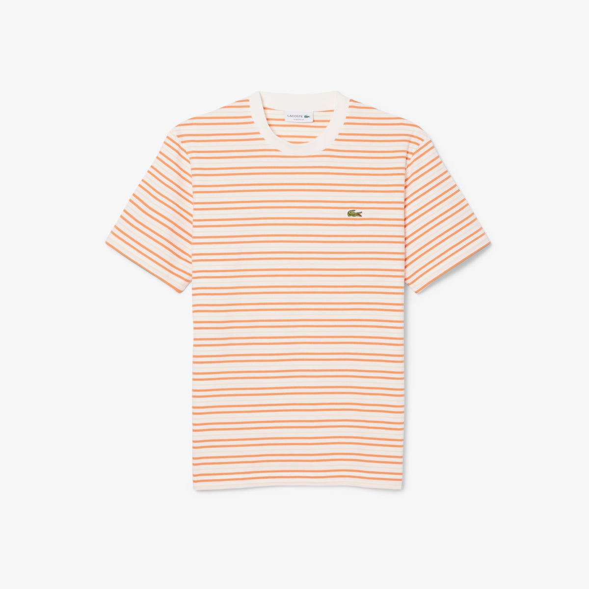 LACOSTE Striped Cotton T-Shirt Men