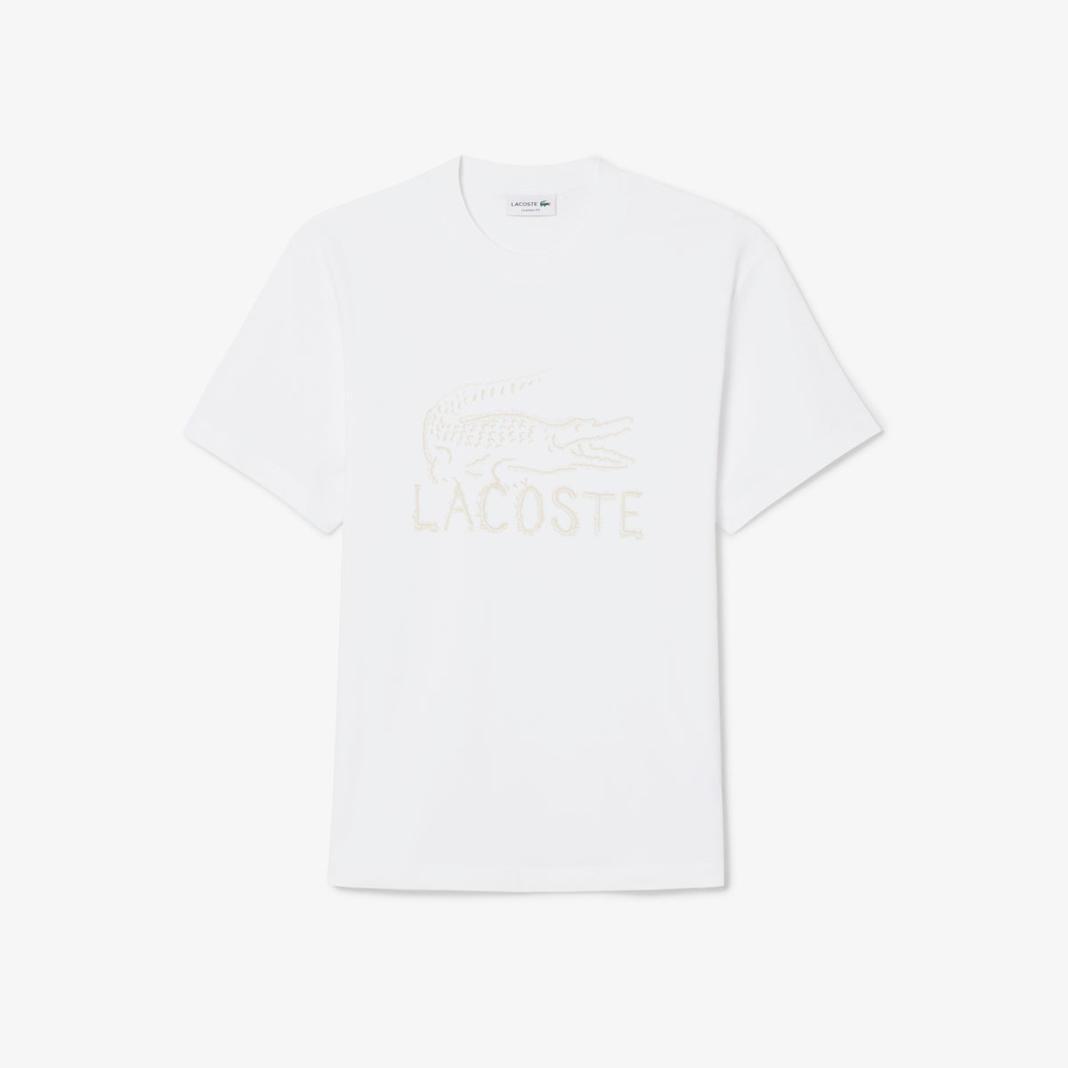 LACOSTE Printed Cotton T-shirt Men