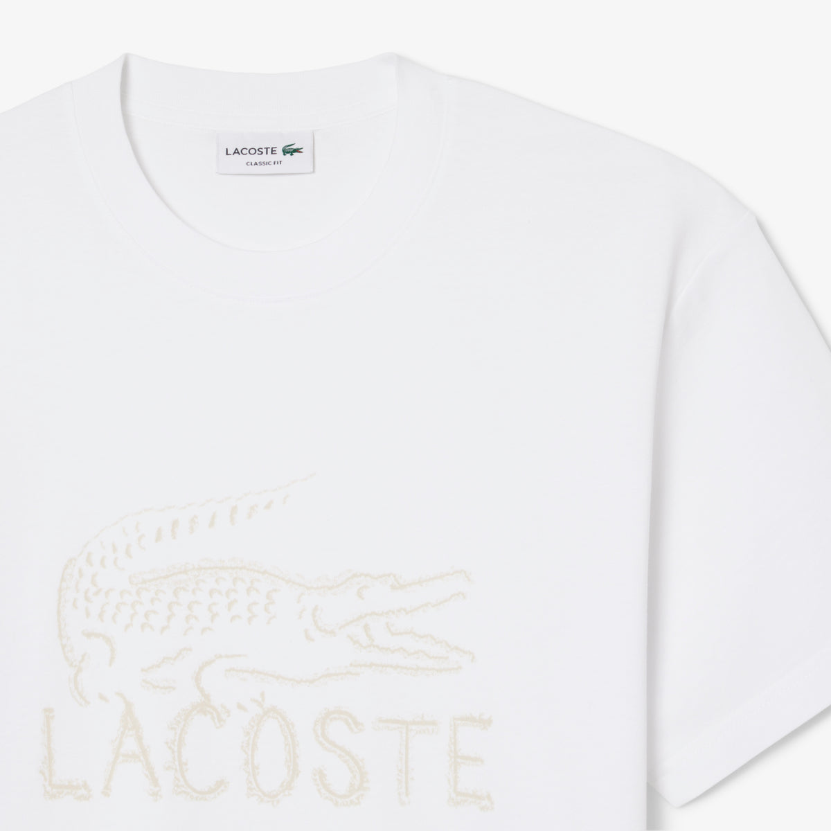 LACOSTE Printed Cotton T-shirt Men
