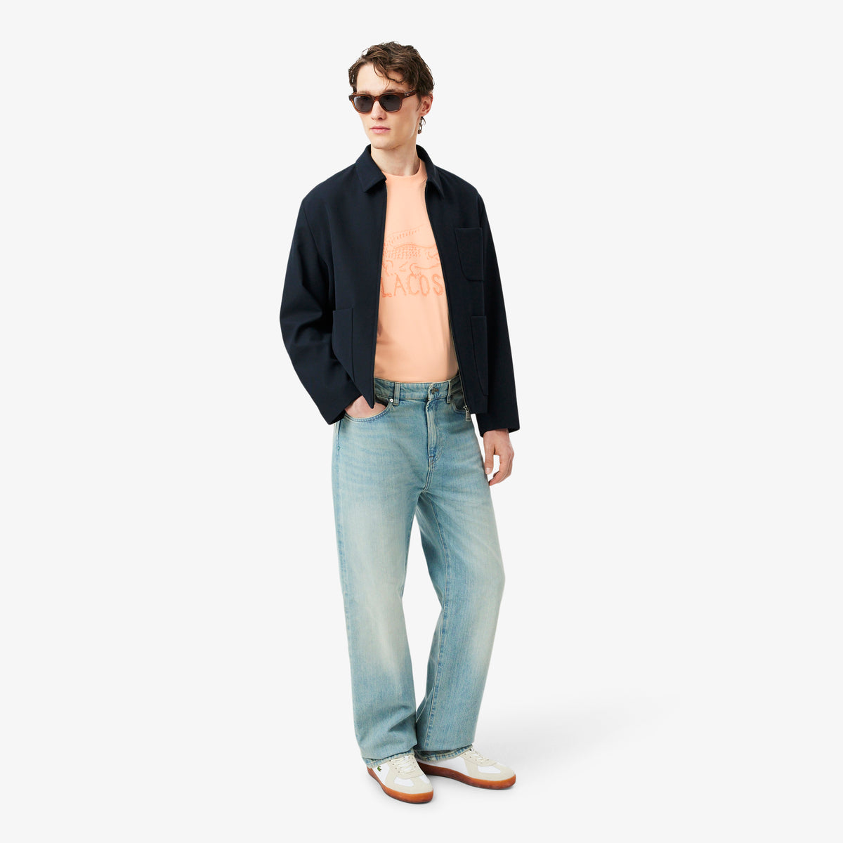 LACOSTE Printed Cotton T-shirt Men