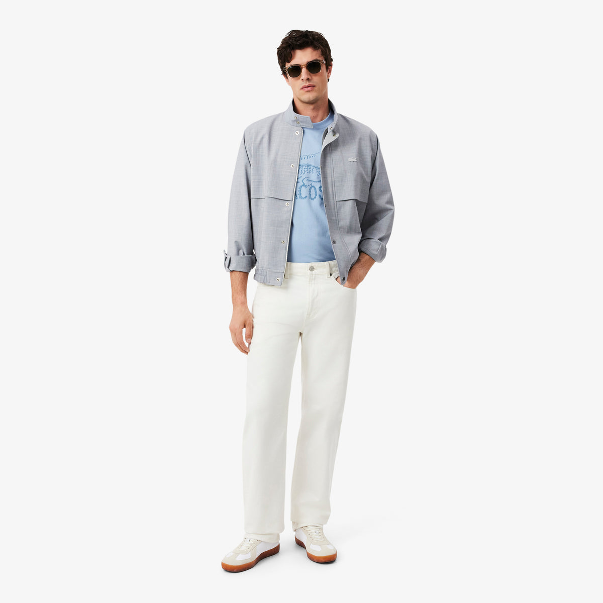 LACOSTE Printed Cotton T-shirt Men