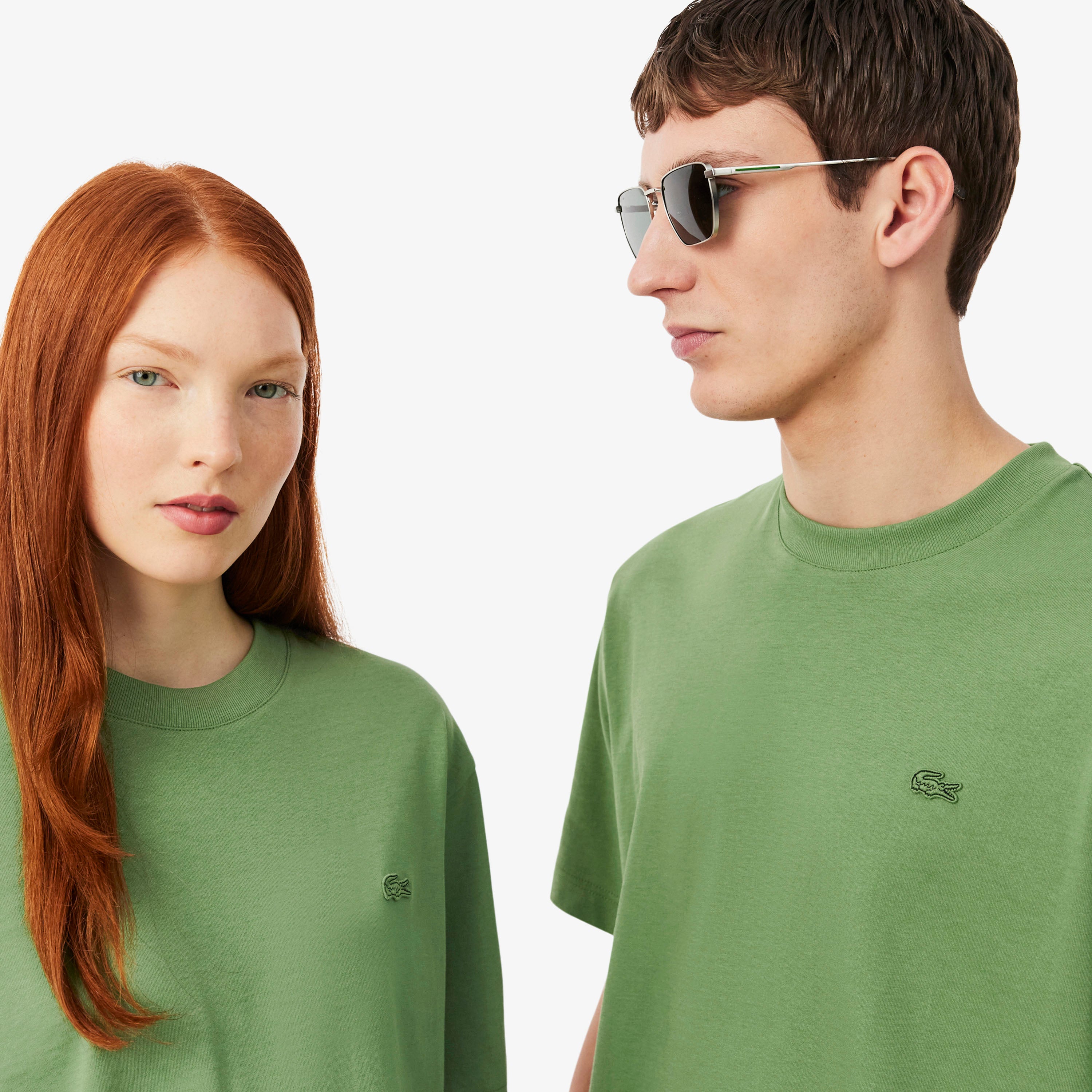 LACOSTE Loose Fit Heavy Jersey T-shirt Unisex