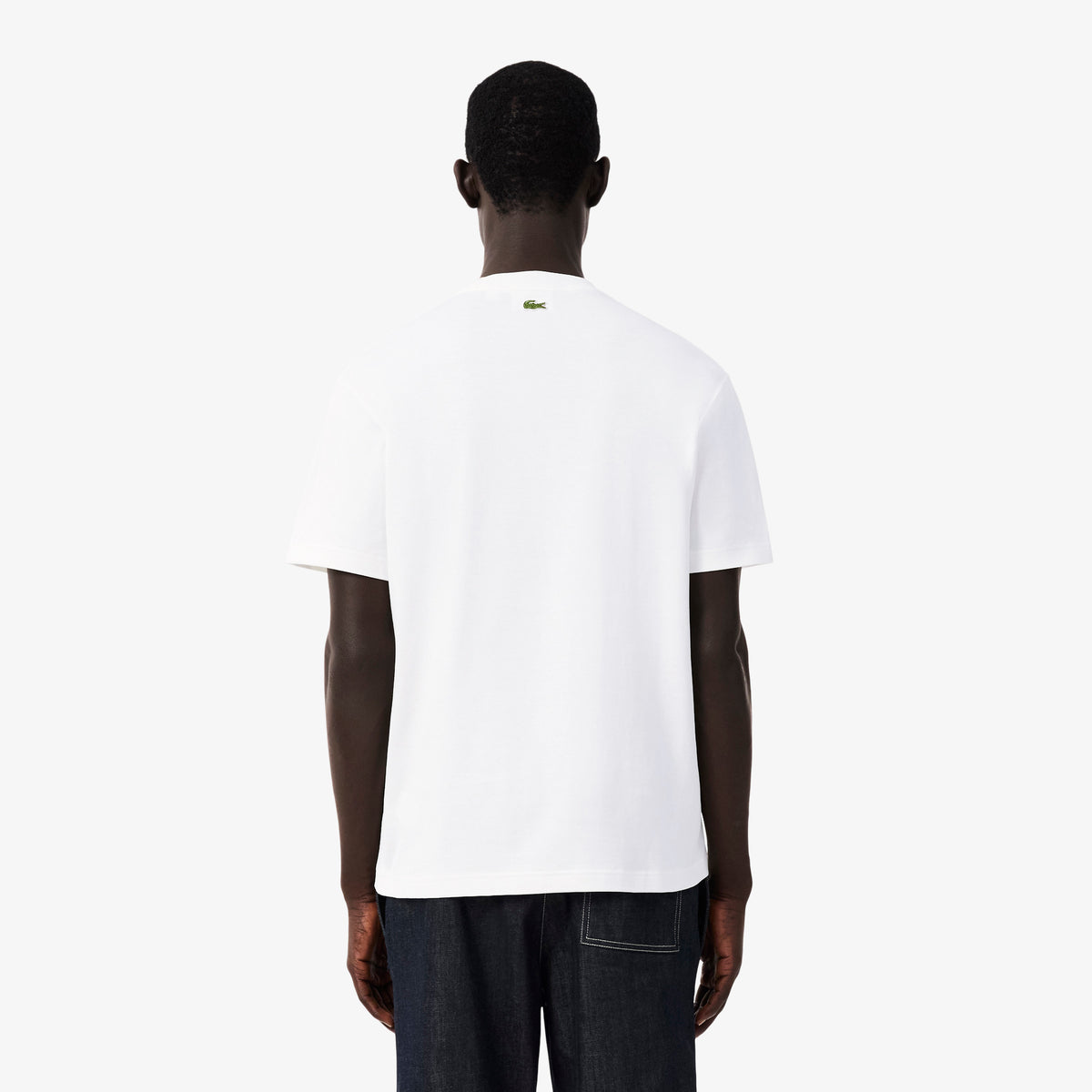 LACOSTE French Made Signature Embroidery T-shirt Men