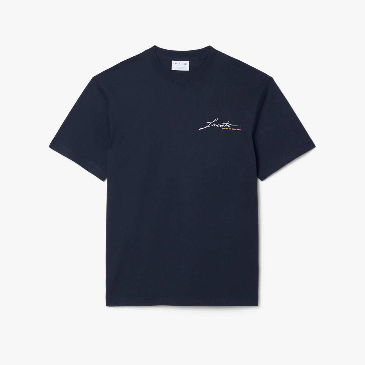 LACOSTE French Made Signature Embroidery T-shirt Men