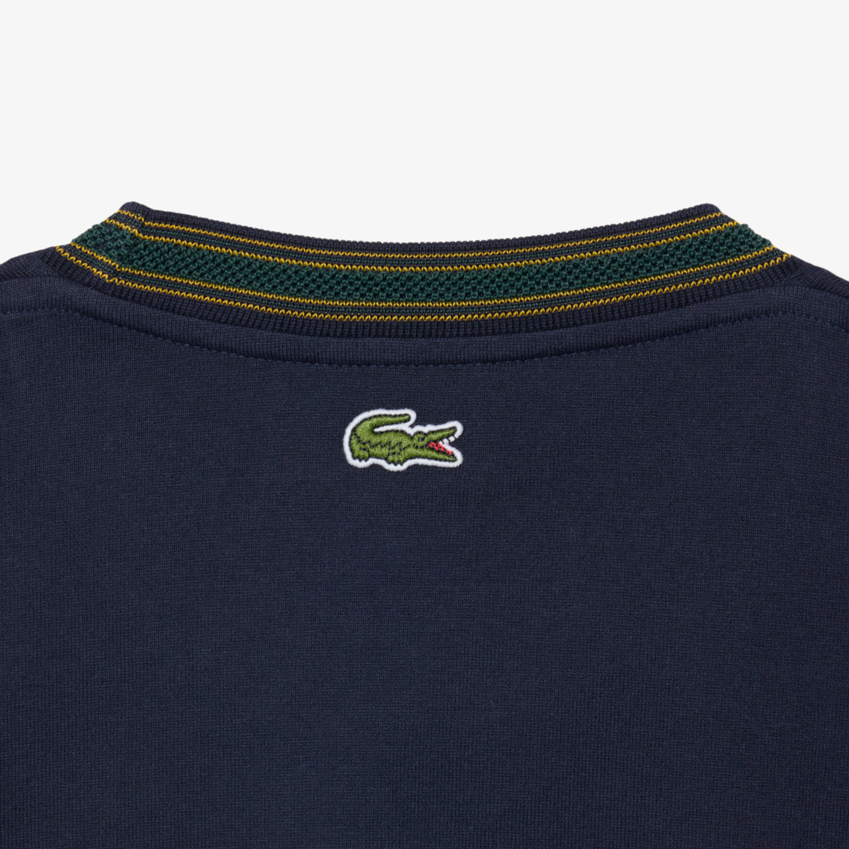 LACOSTE French Made Badge Accent Striped T-shirt Men