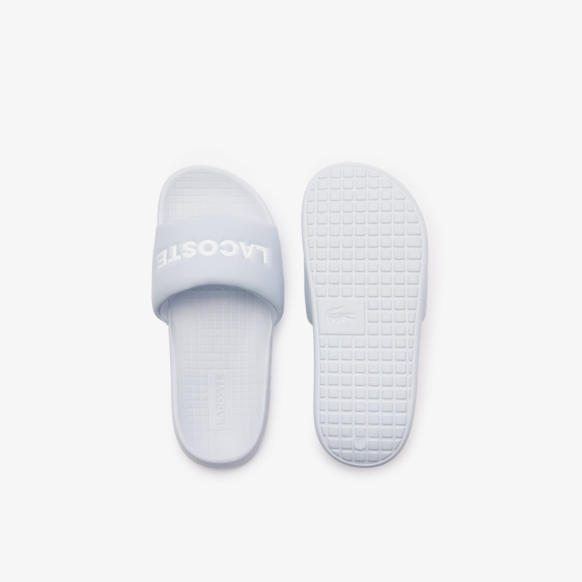 Lacoste Women Slides Croco 1.0 - 4 / LB2-Light Blue - Lacoste Footwear THE MIX