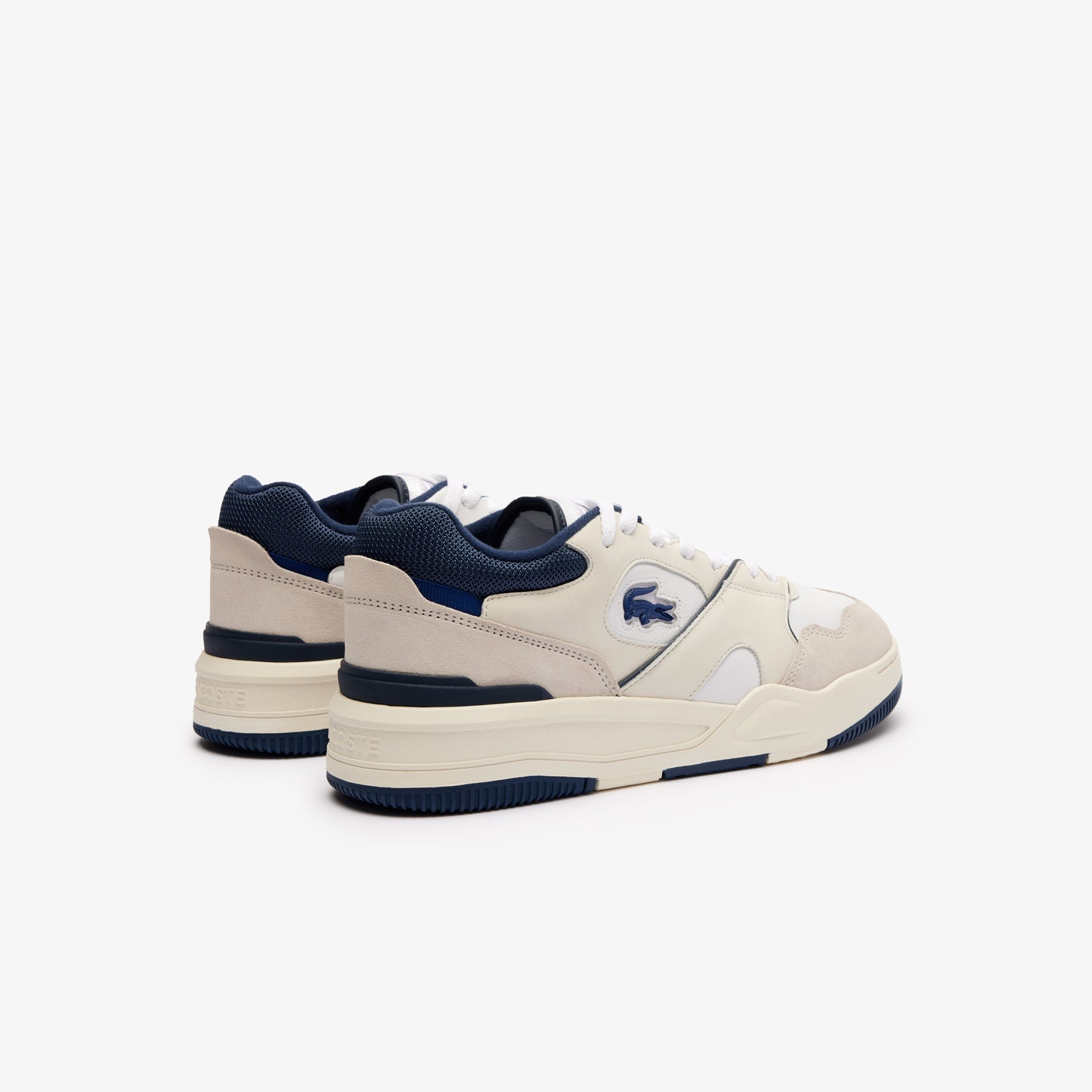 Lacoste Men's Lineshot Leather Logo Trainers - Lacoste Footwear THE MIX