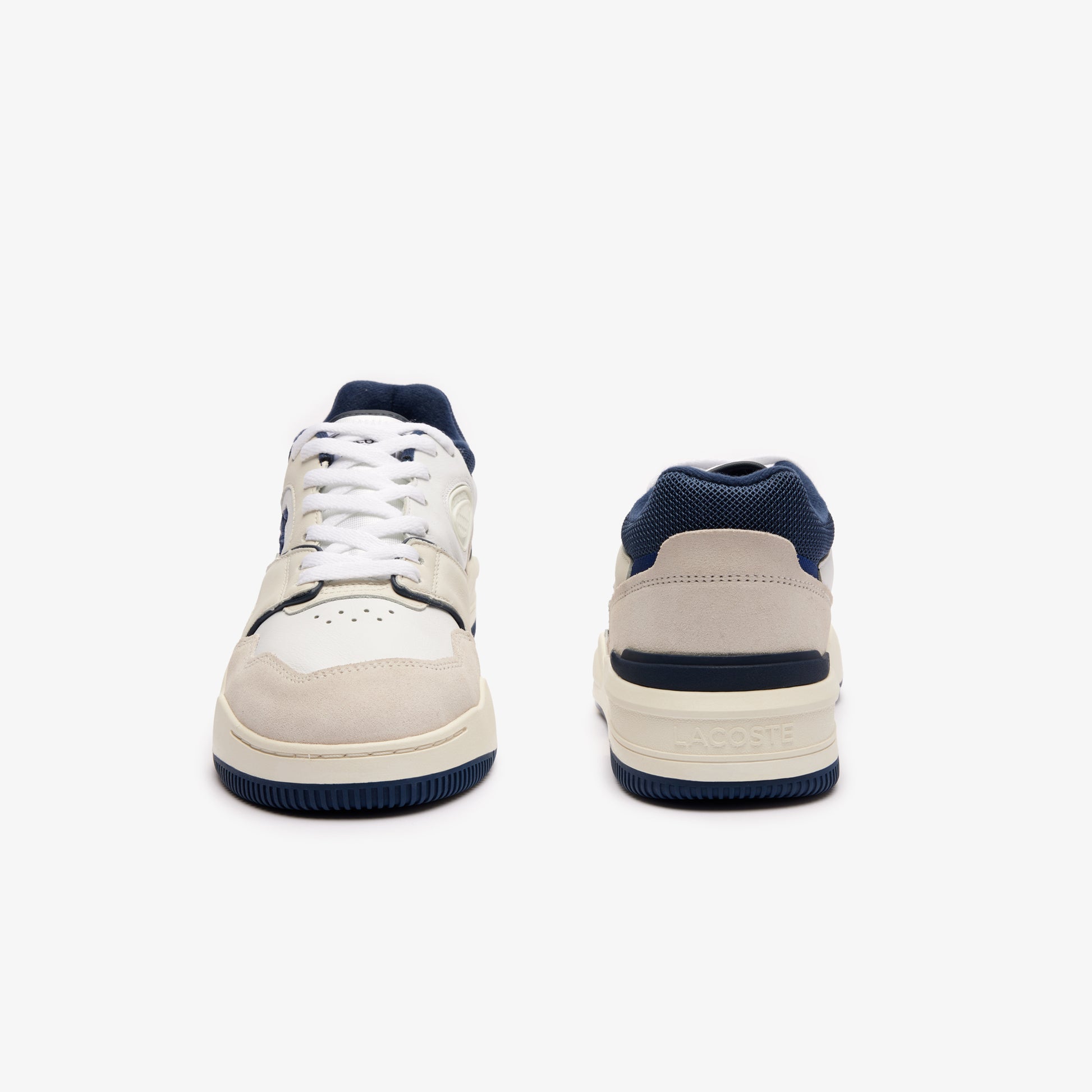 Lacoste Men's Lineshot Leather Logo Trainers - Lacoste Footwear THE MIX