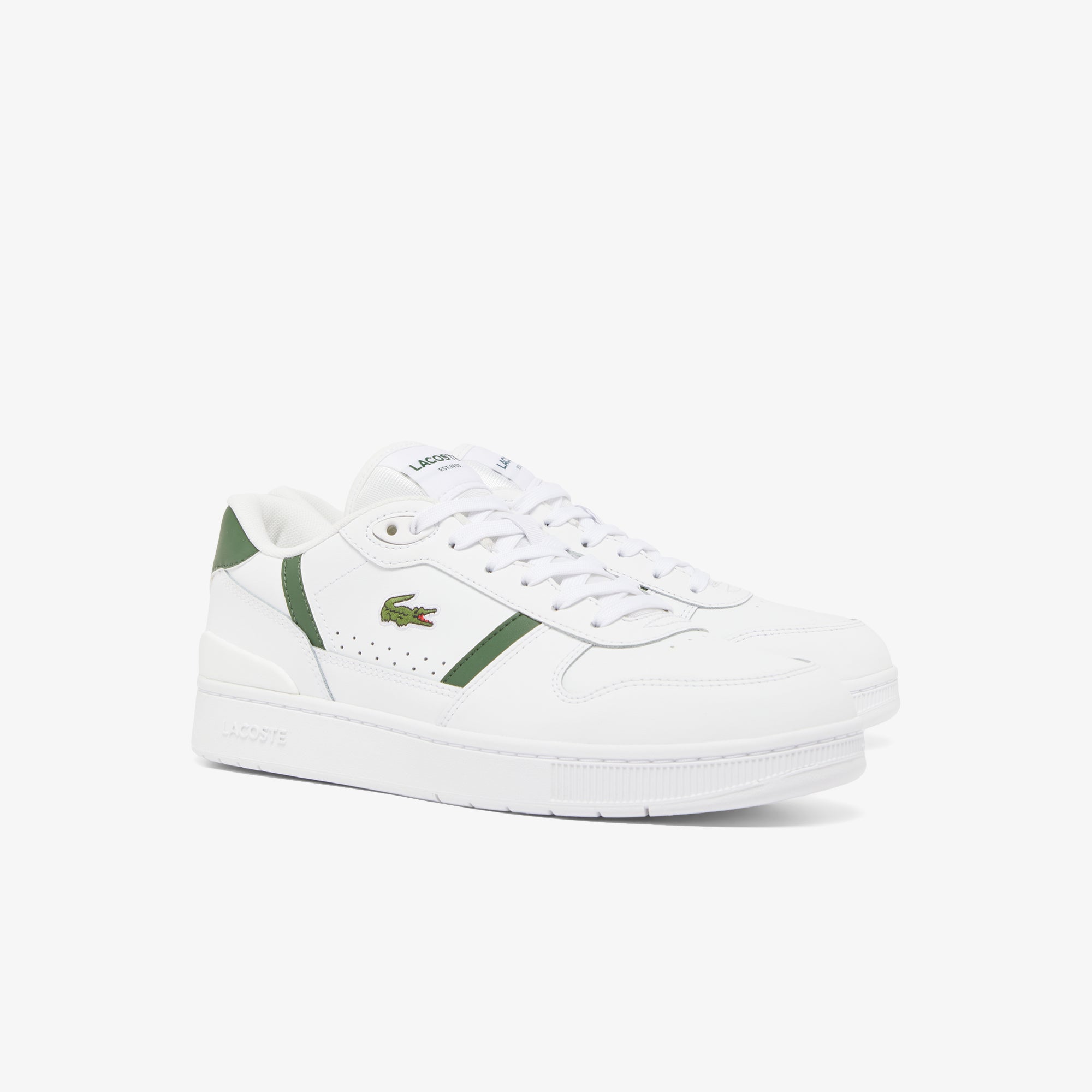 LACOSTE Male Men's T-Clip Set Leather Sneakers