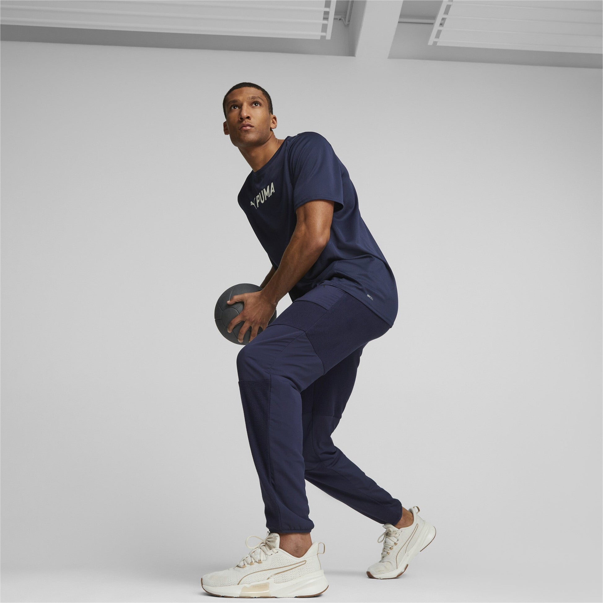 PUMA Fit Hybrid Polar Fleece Woven Pant - PUMA Apparel THE MIX