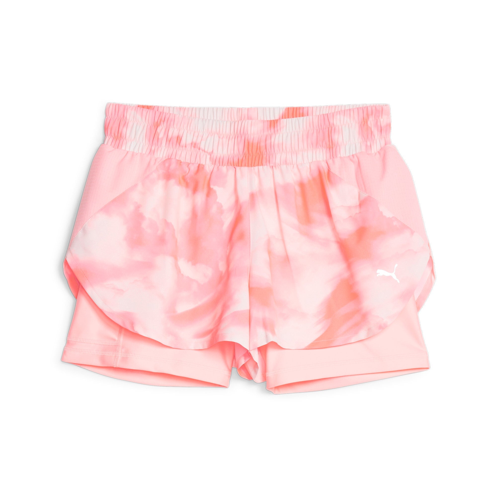 PUMA Ultraweave 2-in-1 Running Shorts Women - S / Alpine Snow Q-3 Print - PUMA Apparel THE MIX