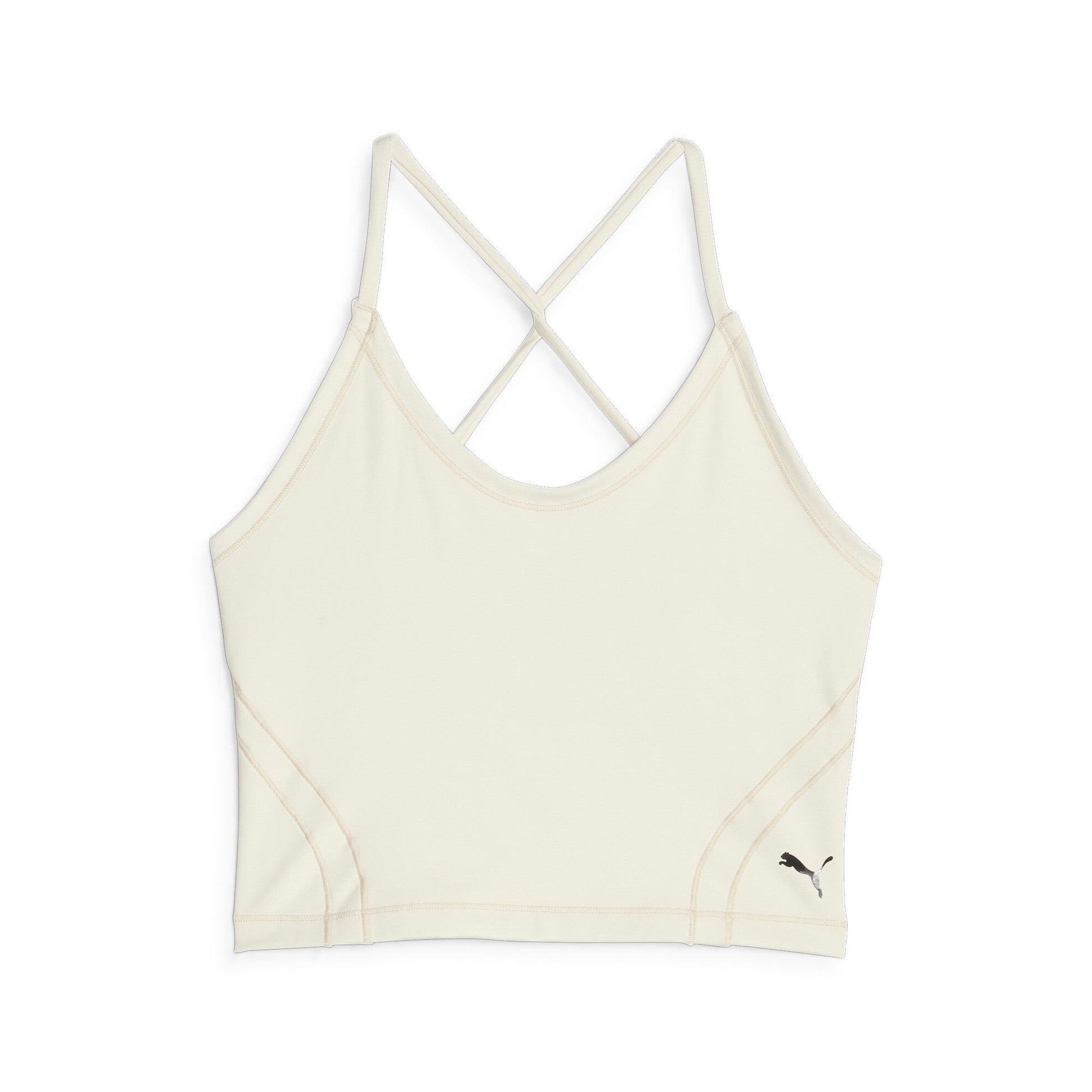 PUMA Studio Ultrabare Crop Top - M / Alpine Snow - PUMA Apparel THE MIX