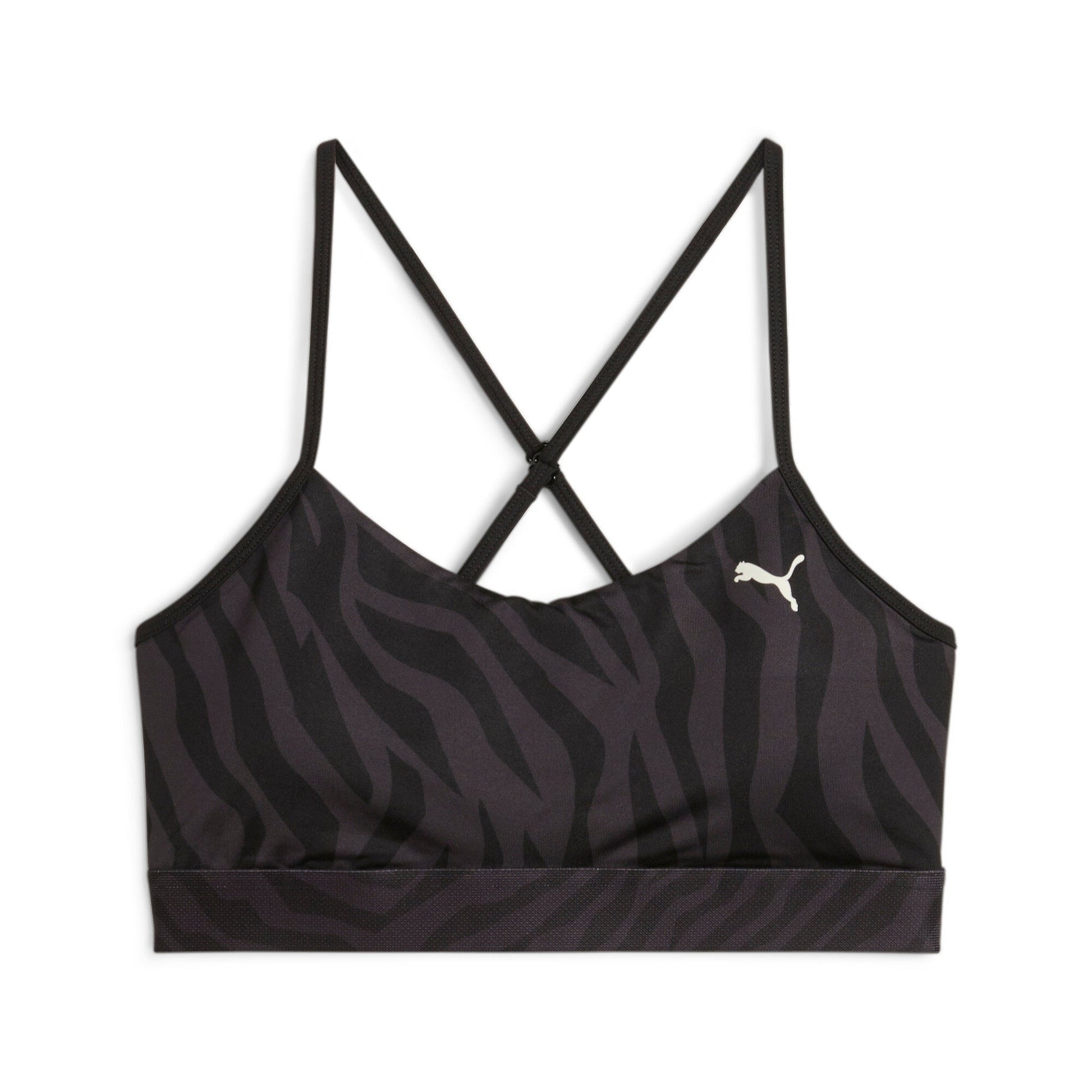 Animal Remix Move Women's Bra - M / PUMA Black - PUMA Apparel THE MIX