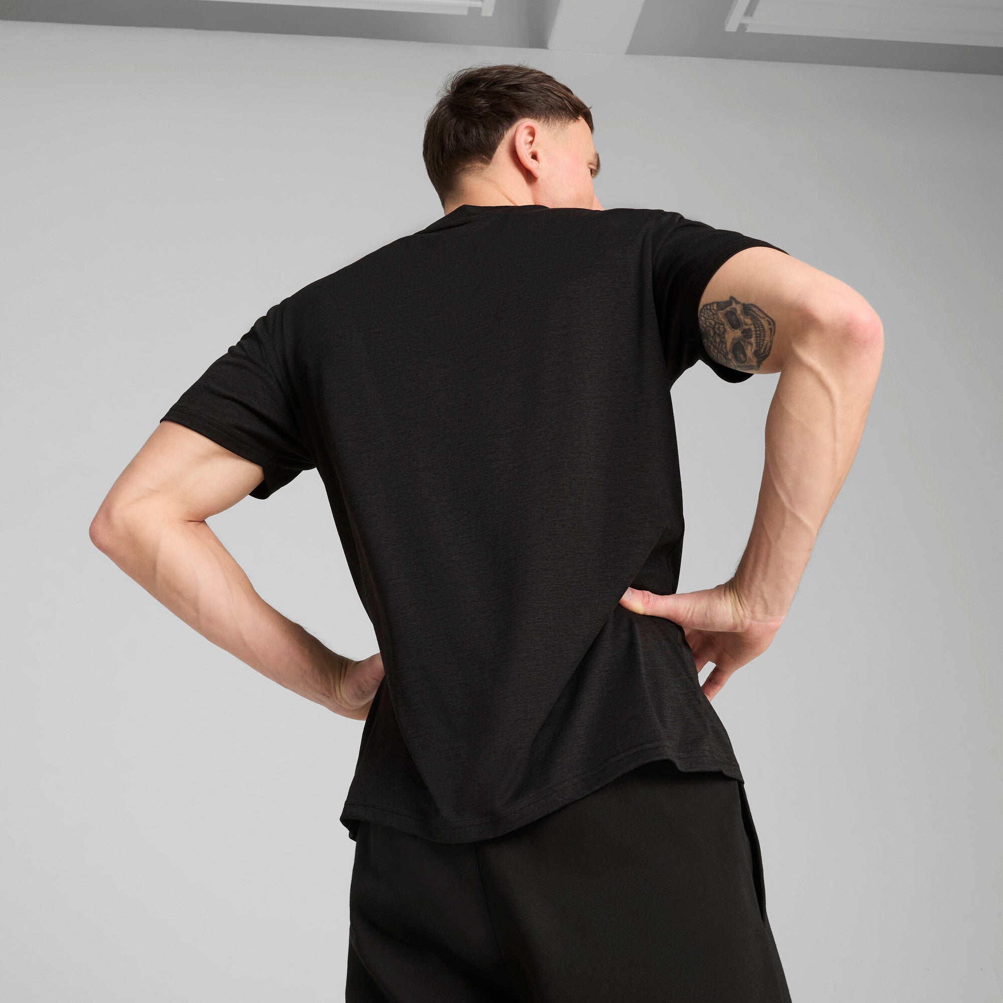 PUMA TAD Essentials Heather Cat Tee Men