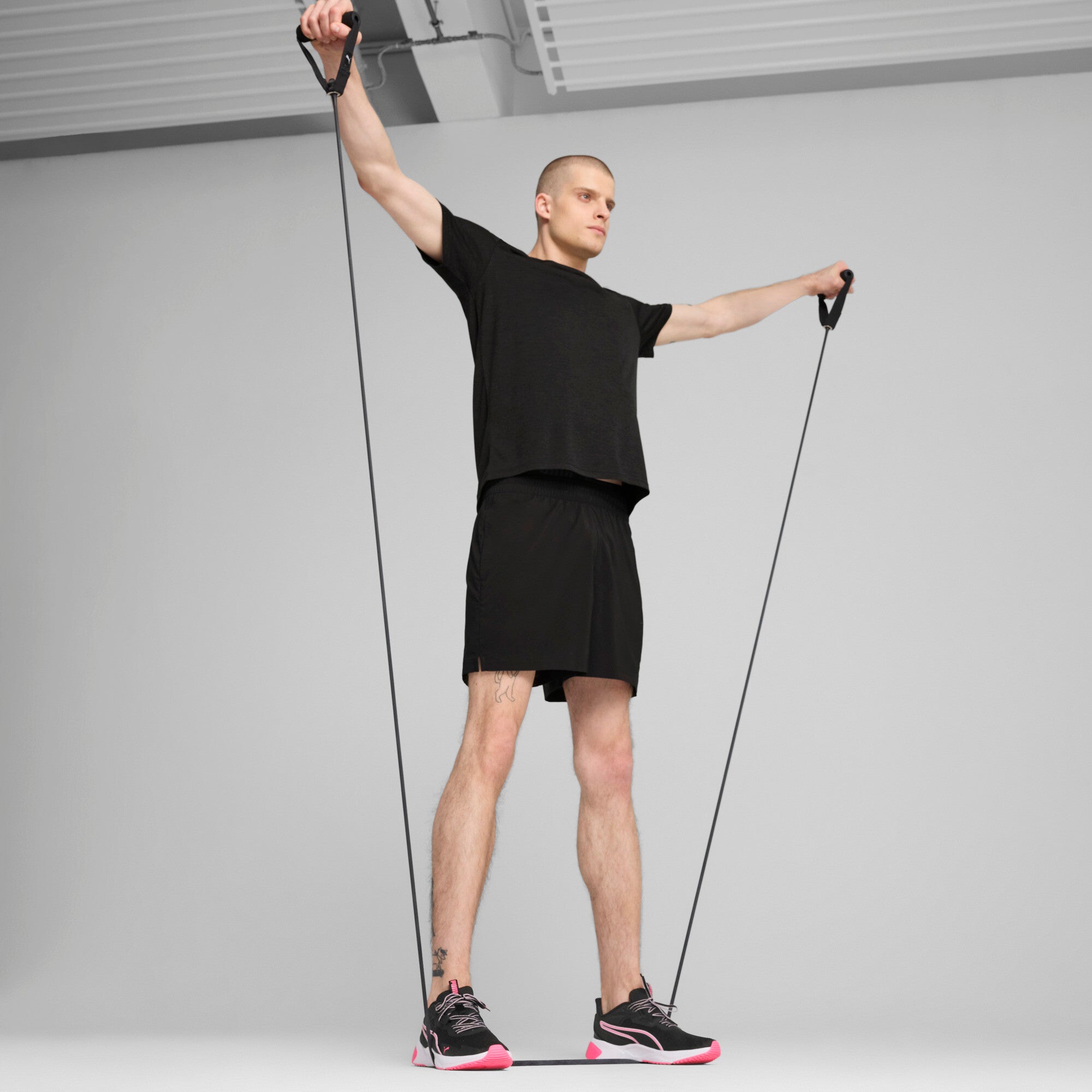 PUMA TAD Essentials Heather Cat Tee Men