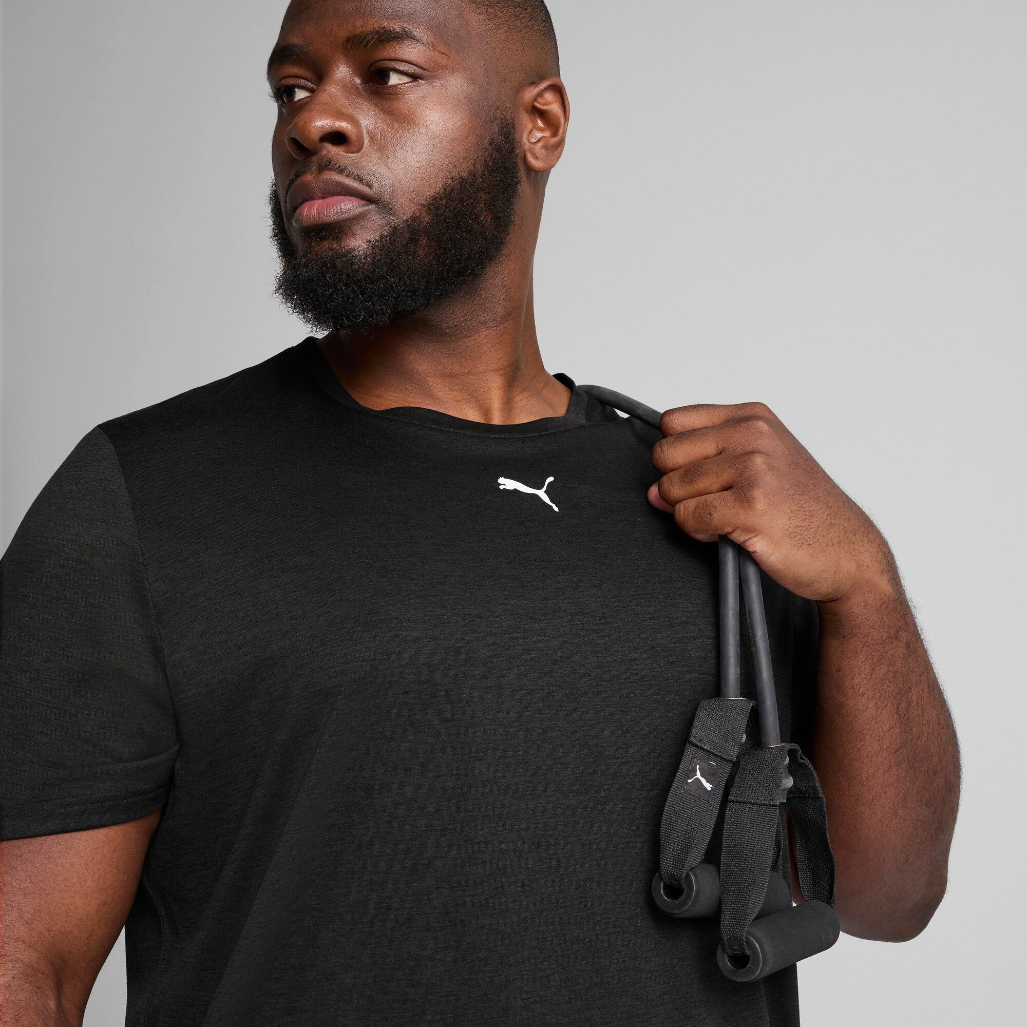 PUMA TAD Essentials Heather Cat Tee Men