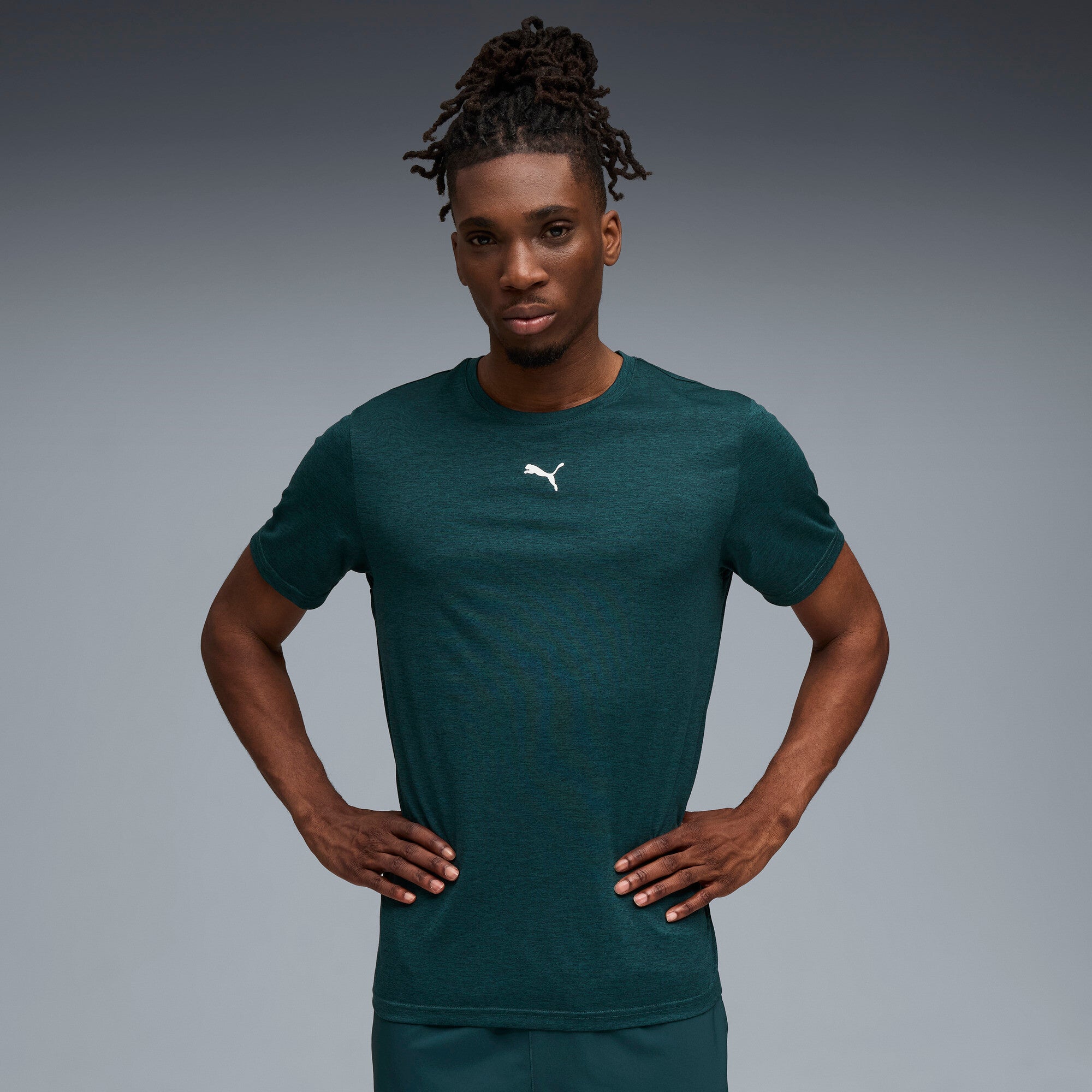 PUMA TAD Essentials Heather Cat Tee Men