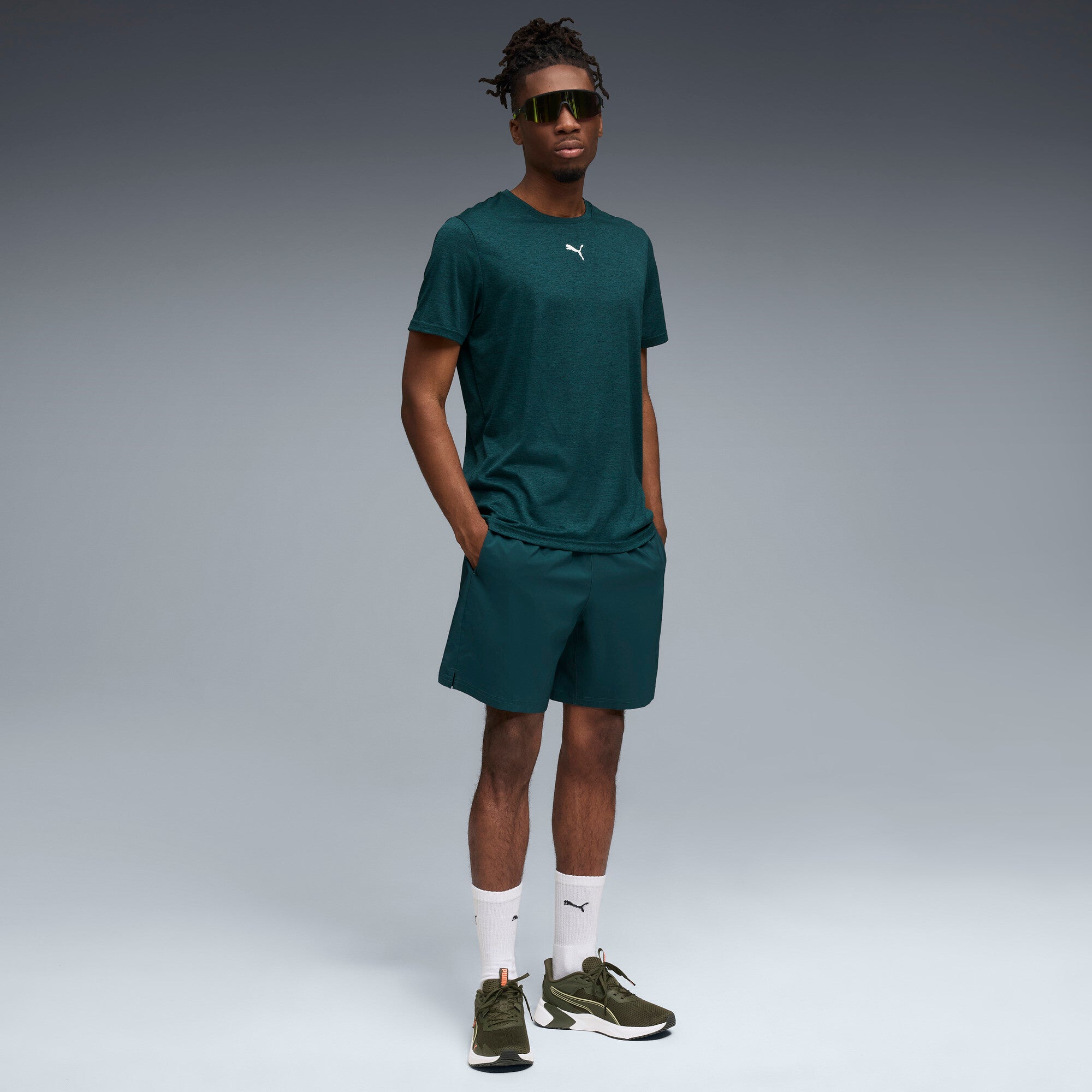 PUMA TAD Essentials Heather Cat Tee Men