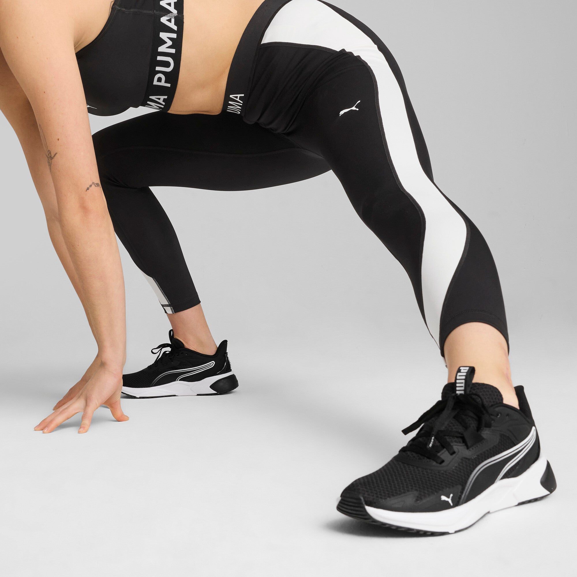 PUMA Strong Women's 7/8 high waist color block leggings