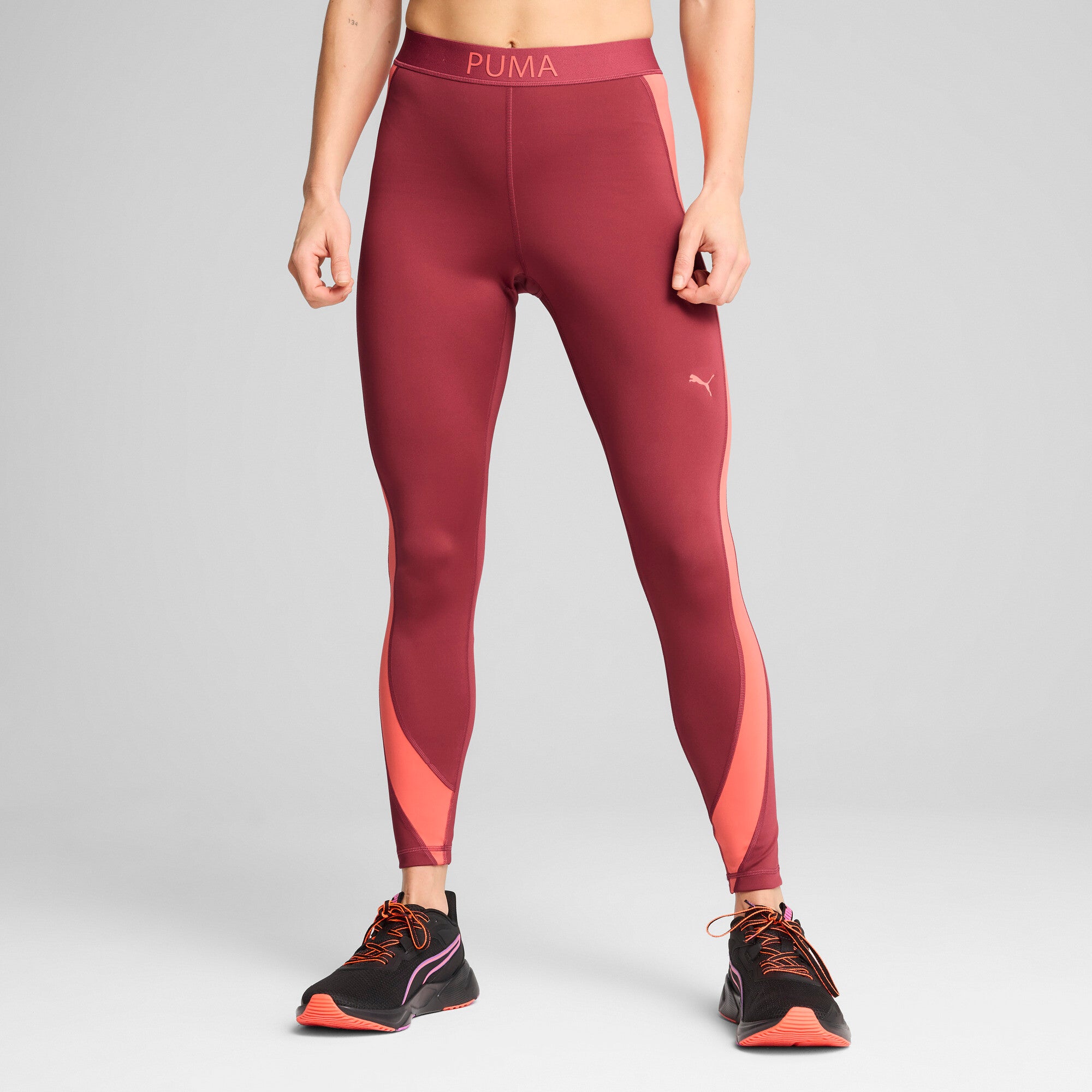 PUMA Strong Women's 7/8 high waist color block leggings