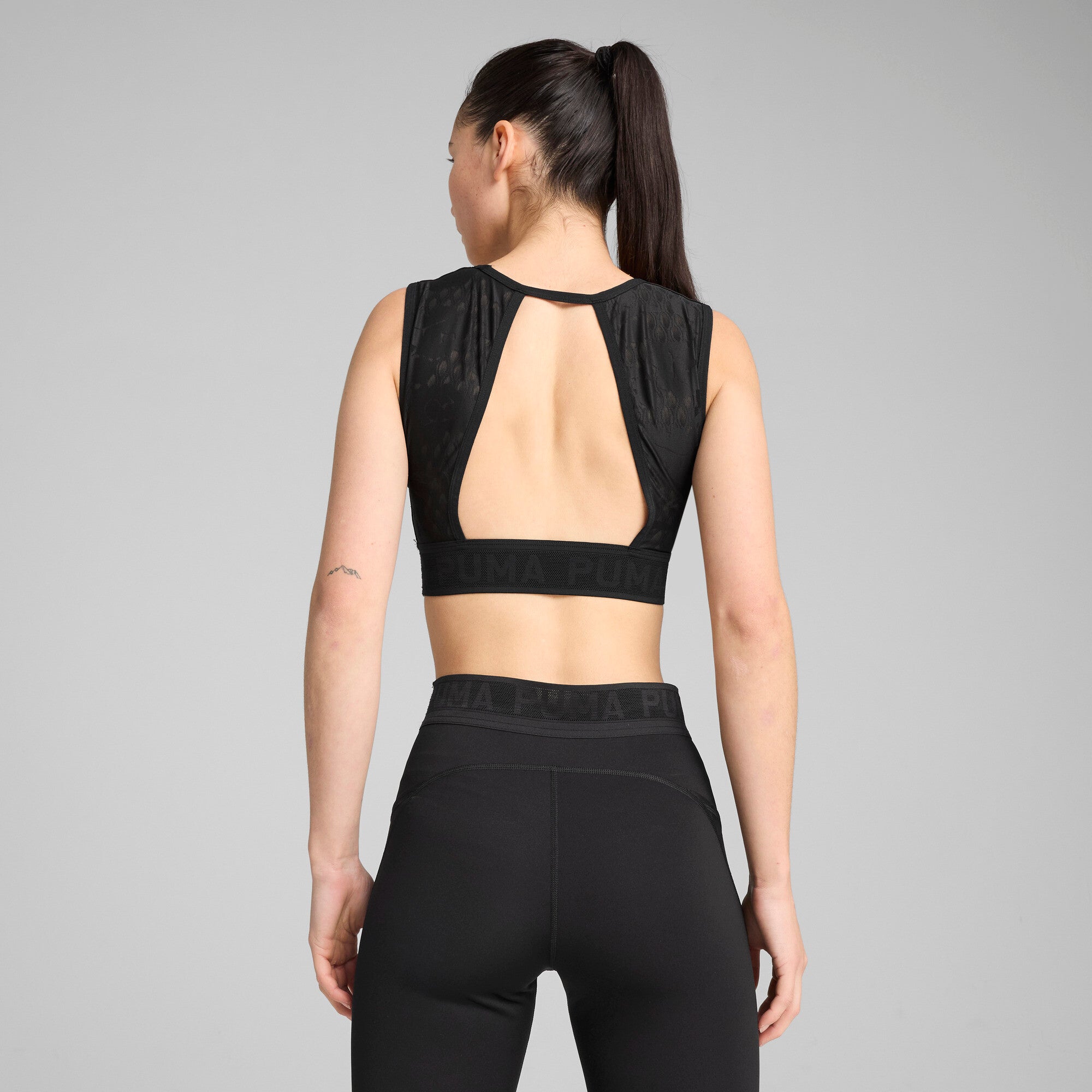 PUMA Move Lace Women's Moisture Wicking, Low Impact Sports Bra
