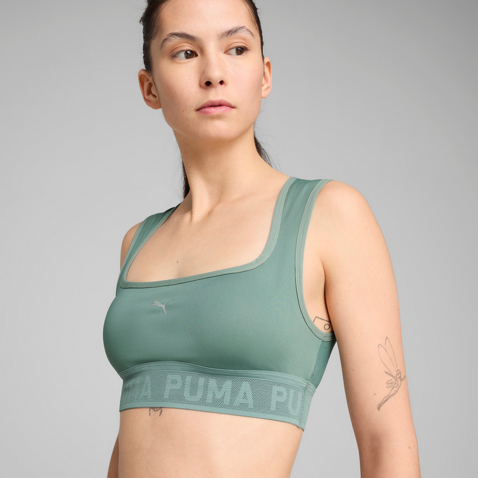 PUMA Move Lace Women's Moisture Wicking, Low Impact Sports Bra
