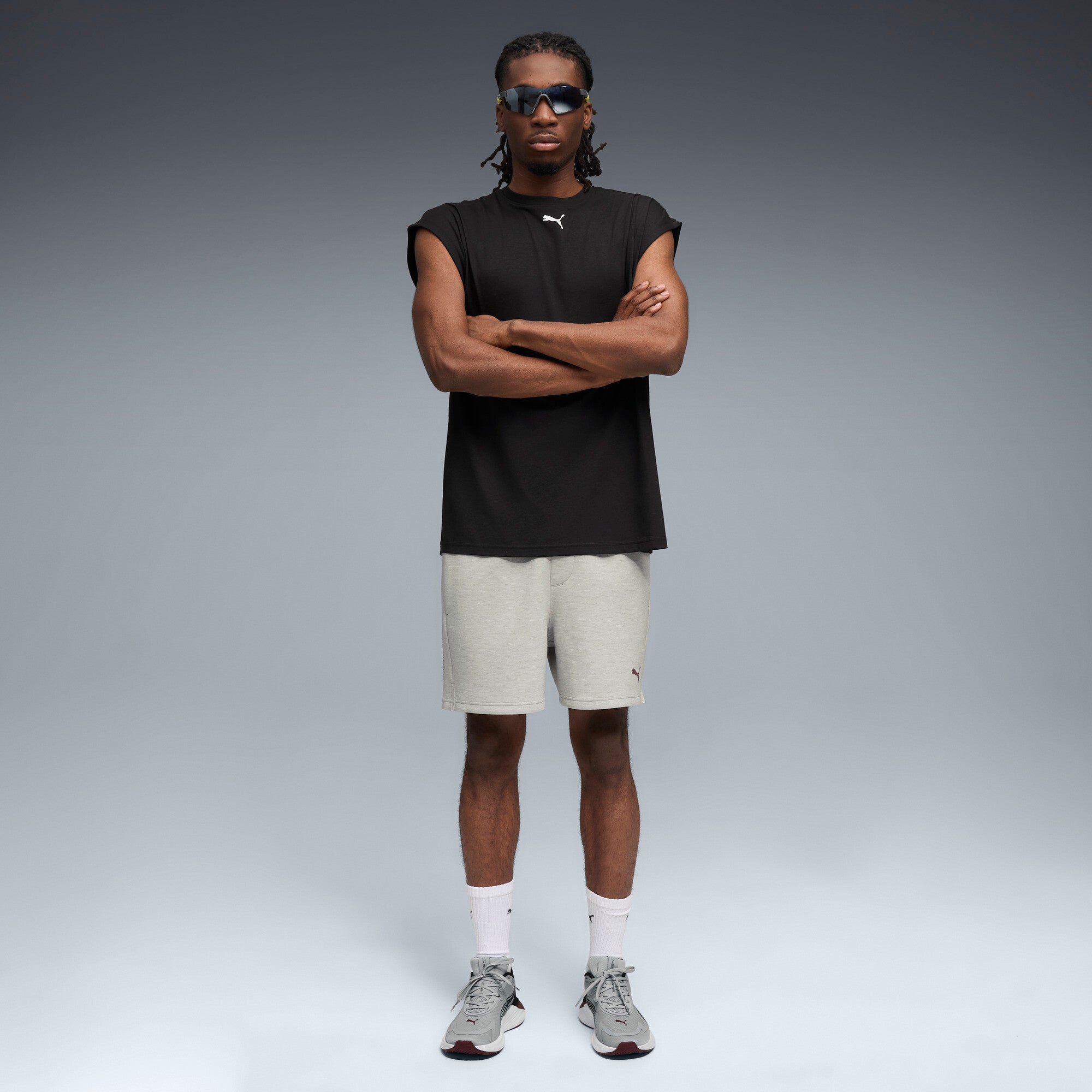 PUMA Graphic Men's Cutoff Training Tank Top