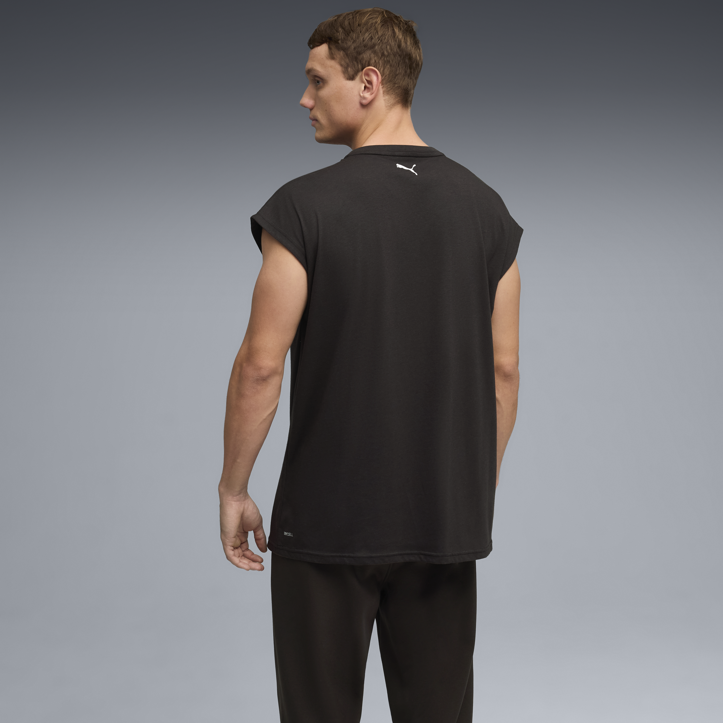 PUMA Graphics Training Cutoff Tank Men