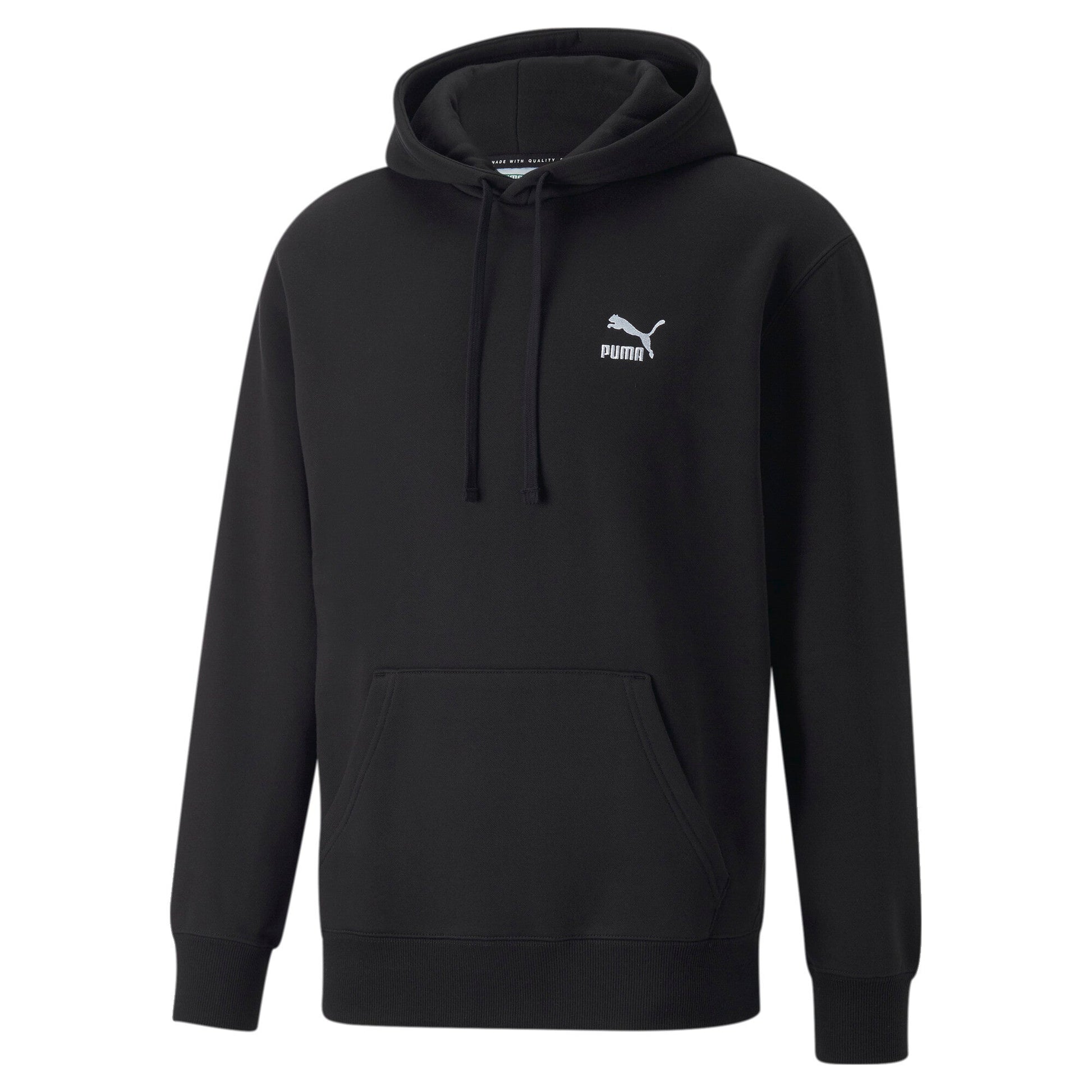 Classics Small Logo Hoodie FL - S / PUMA Black - PUMA Apparel THE MIX