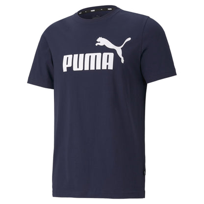 ESS Logo Tee - S / Peacoat - PUMA Apparel THE MIX