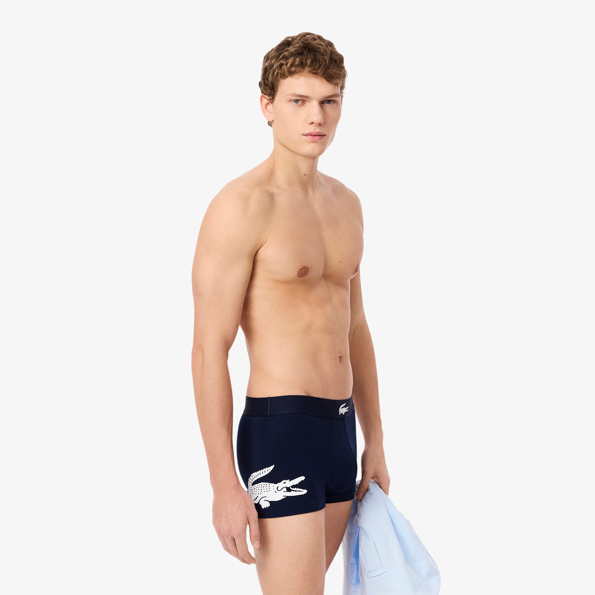 Lacoste 3 Pack Stretch Cotton Trunk Shorts