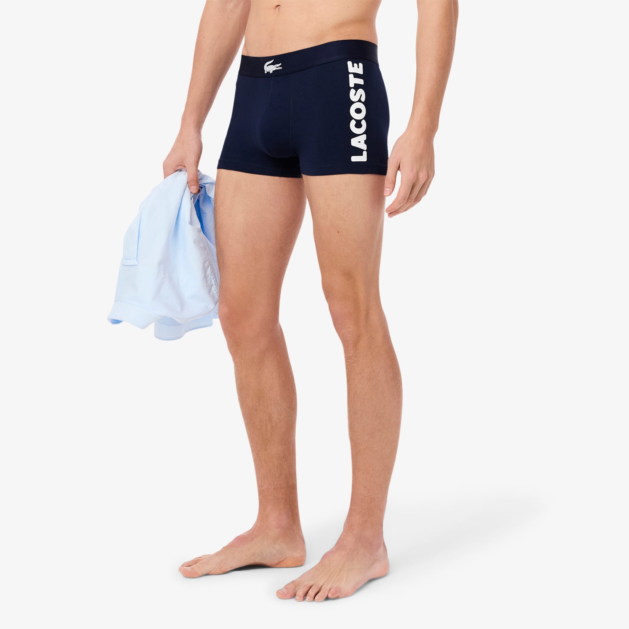Lacoste 3 Pack Stretch Cotton Trunk Shorts