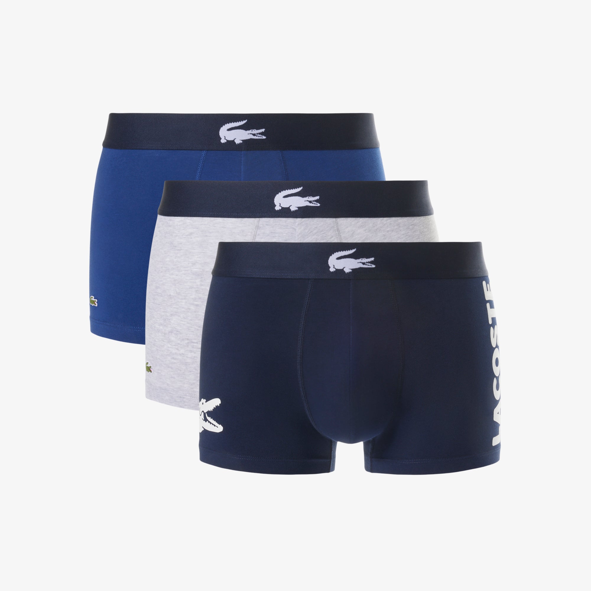 Lacoste 3 Pack Stretch Cotton Trunk Shorts