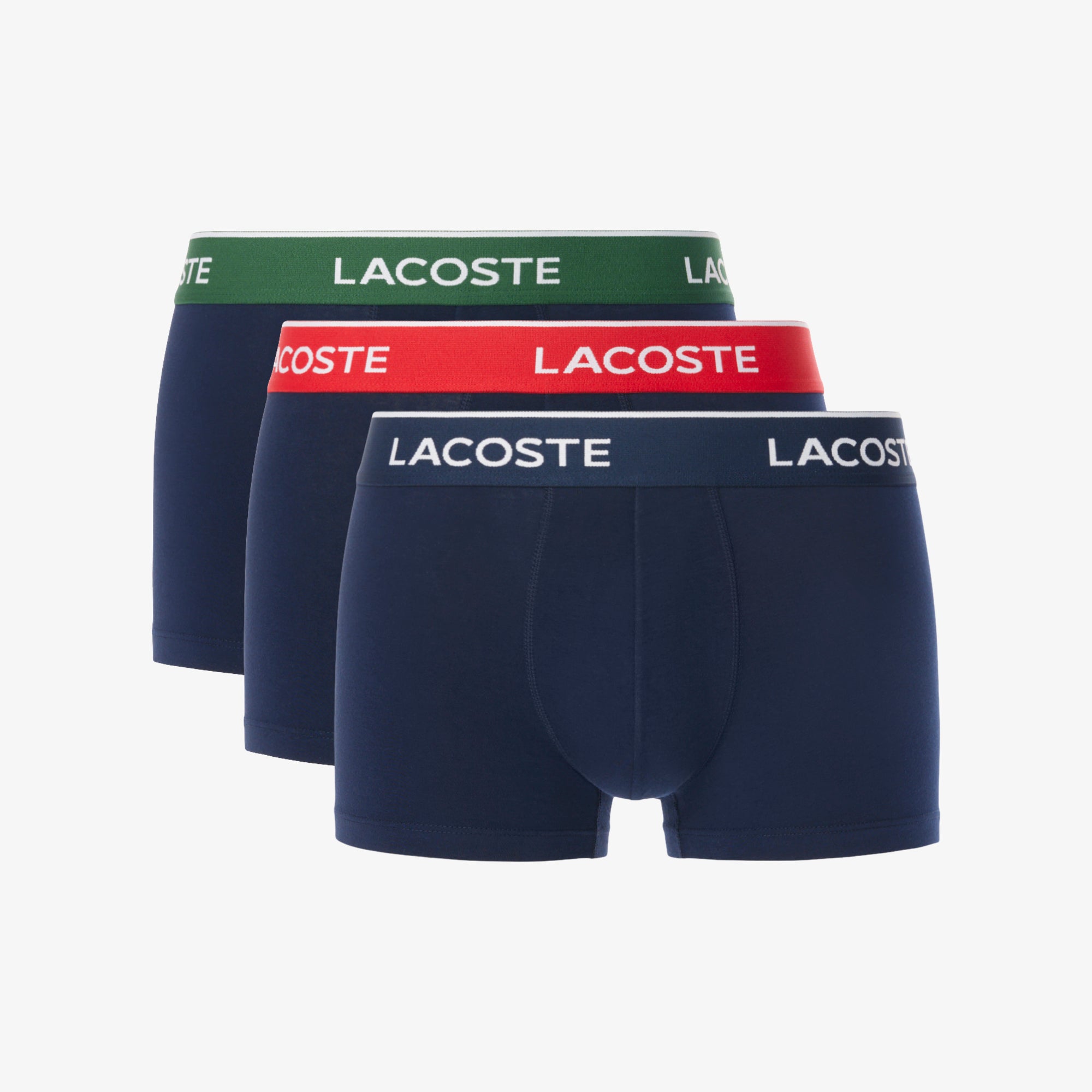LACOSTE Men's 3-Pack Trunks