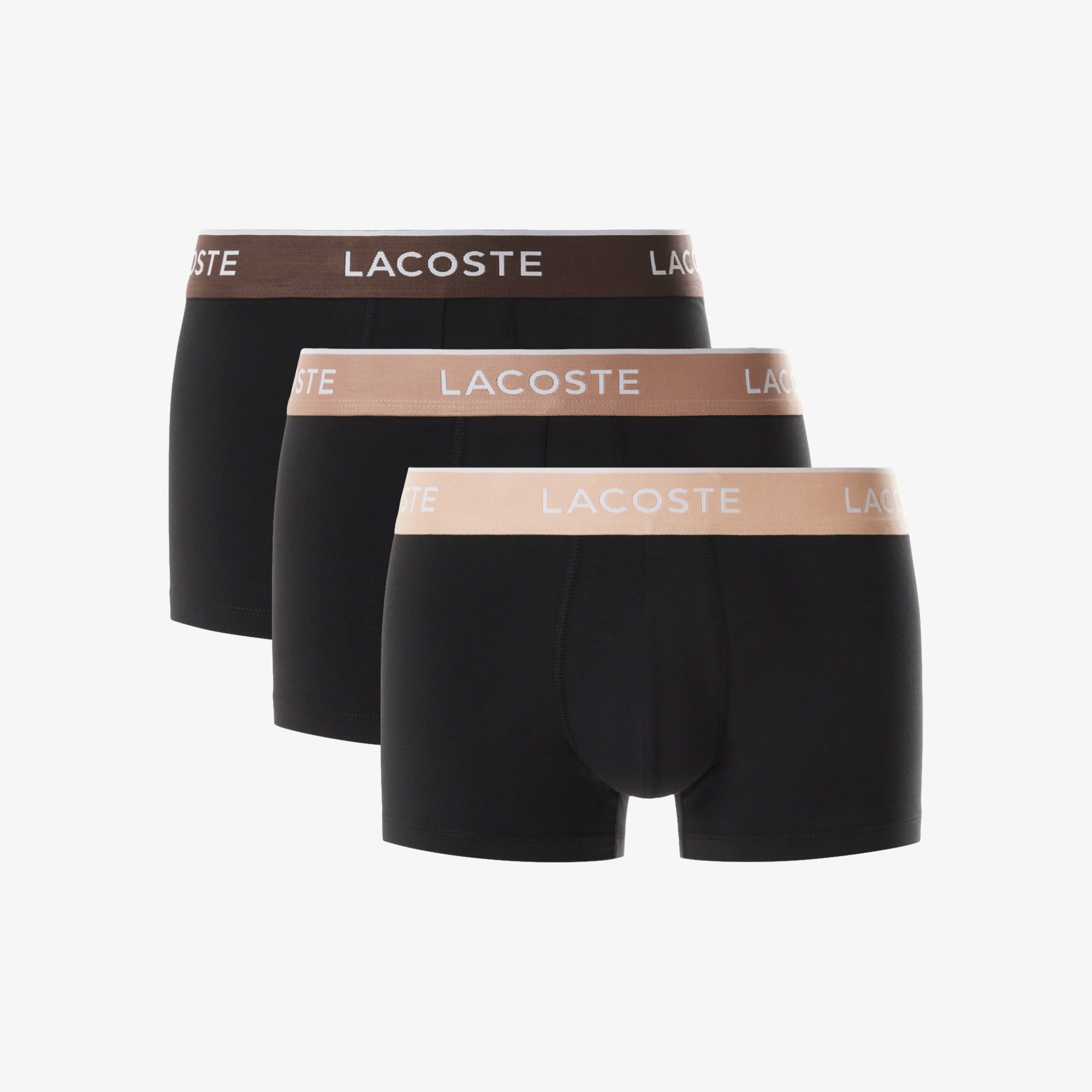 Lacoste 3 Pack Stretch Cotton Trunk Shorts