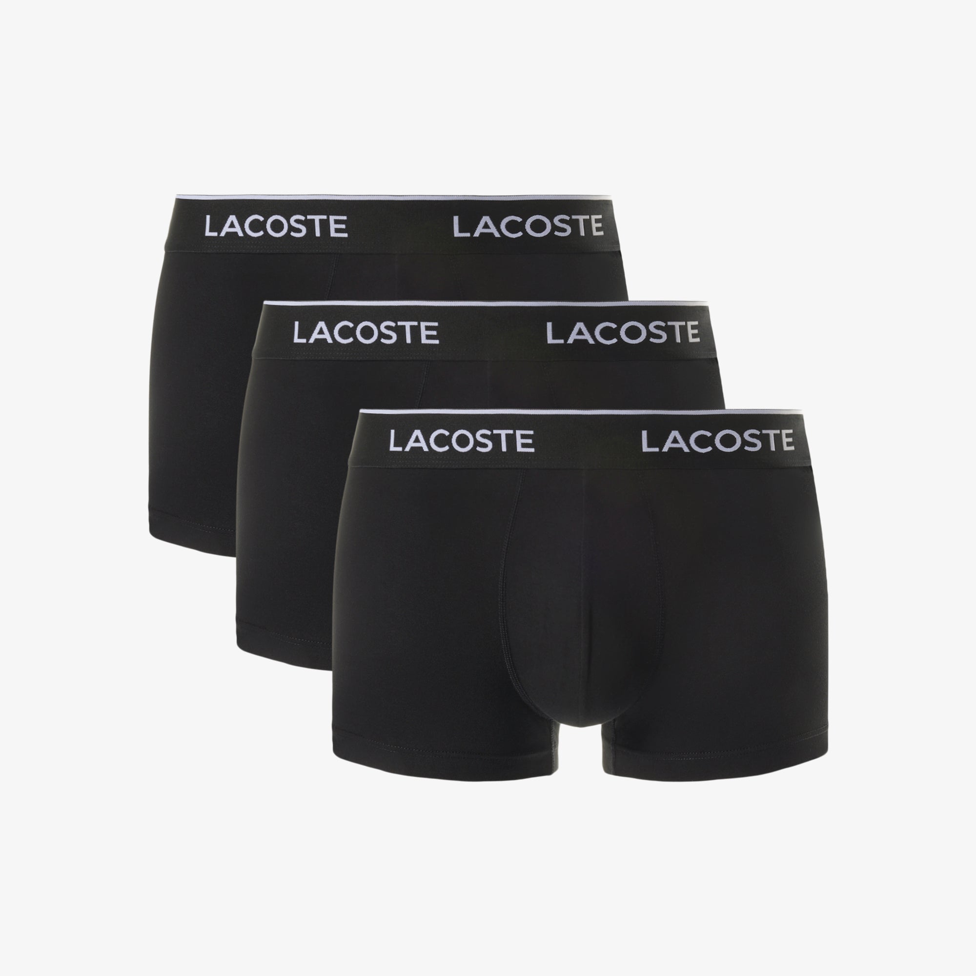 Lacoste 3 Pack Stretch Cotton Trunk Shorts