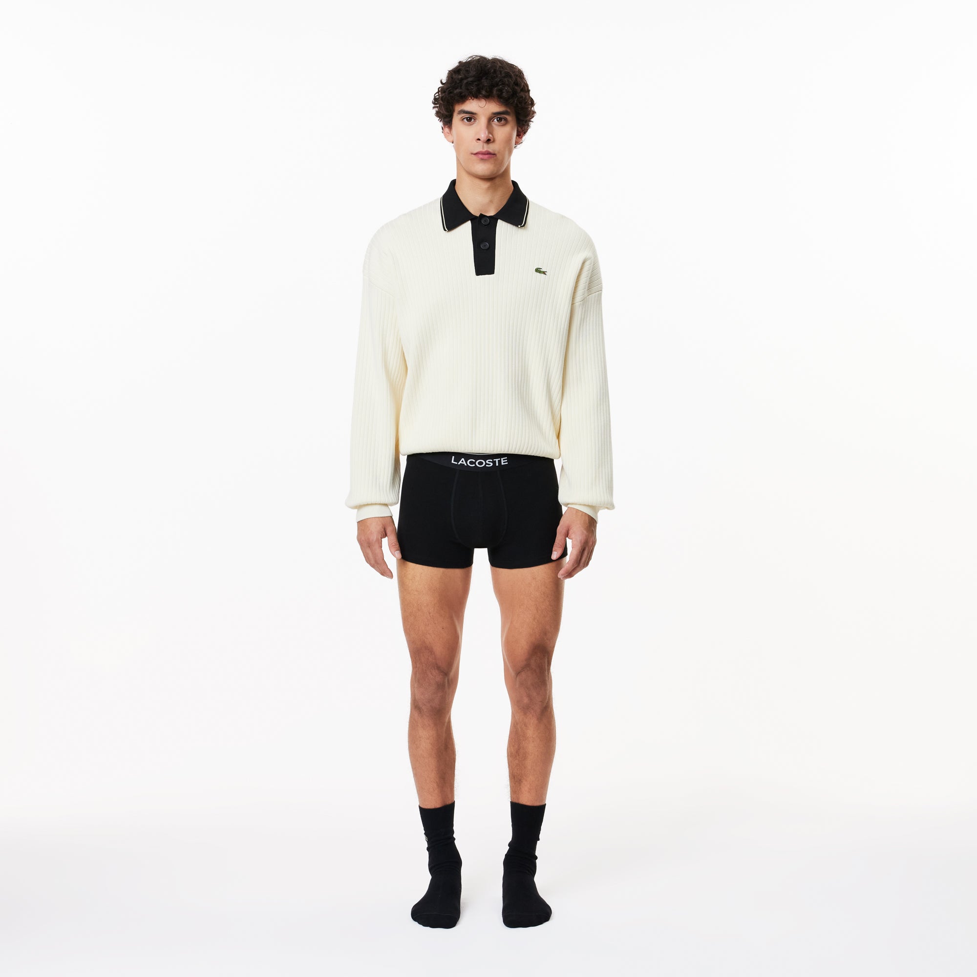 Lacoste 3 Pack Stretch Cotton Trunk Shorts