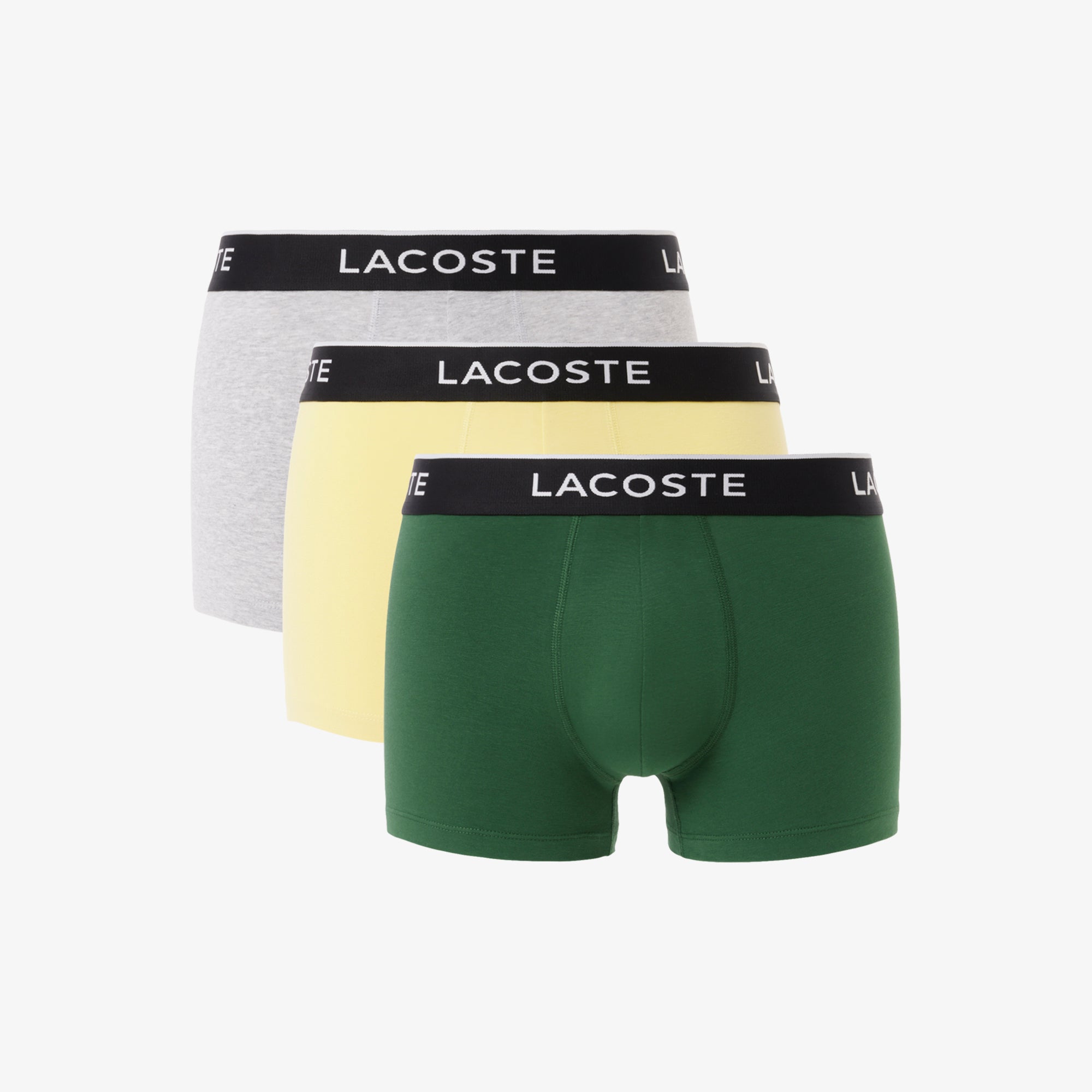 Lacoste 3 Pack Stretch Cotton Trunk Shorts